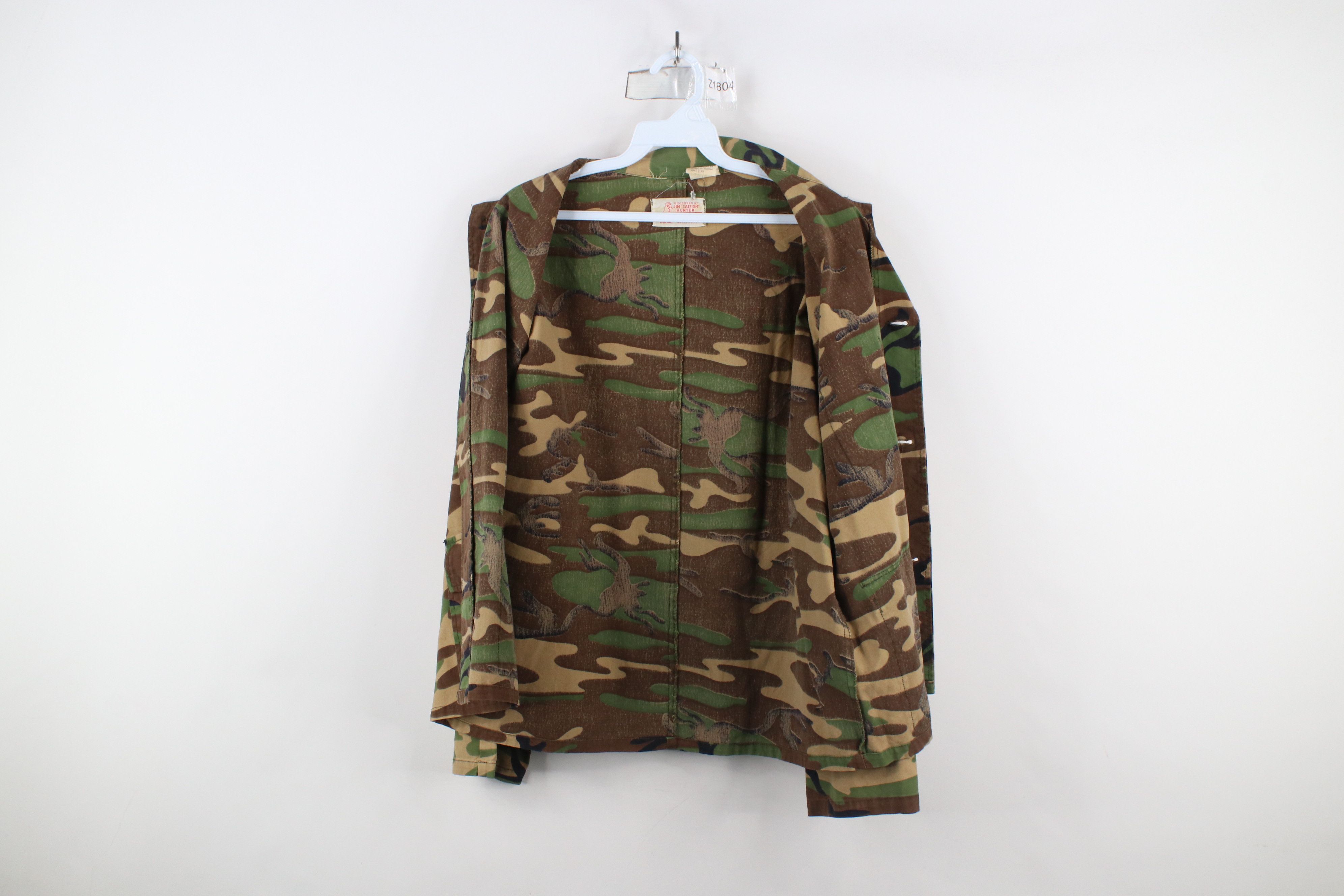 Vintage Vintage 70s Streetwear Camouflage Hunting Field Jacket Size US L / EU 52-54 / 3 - 12 Thumbnail