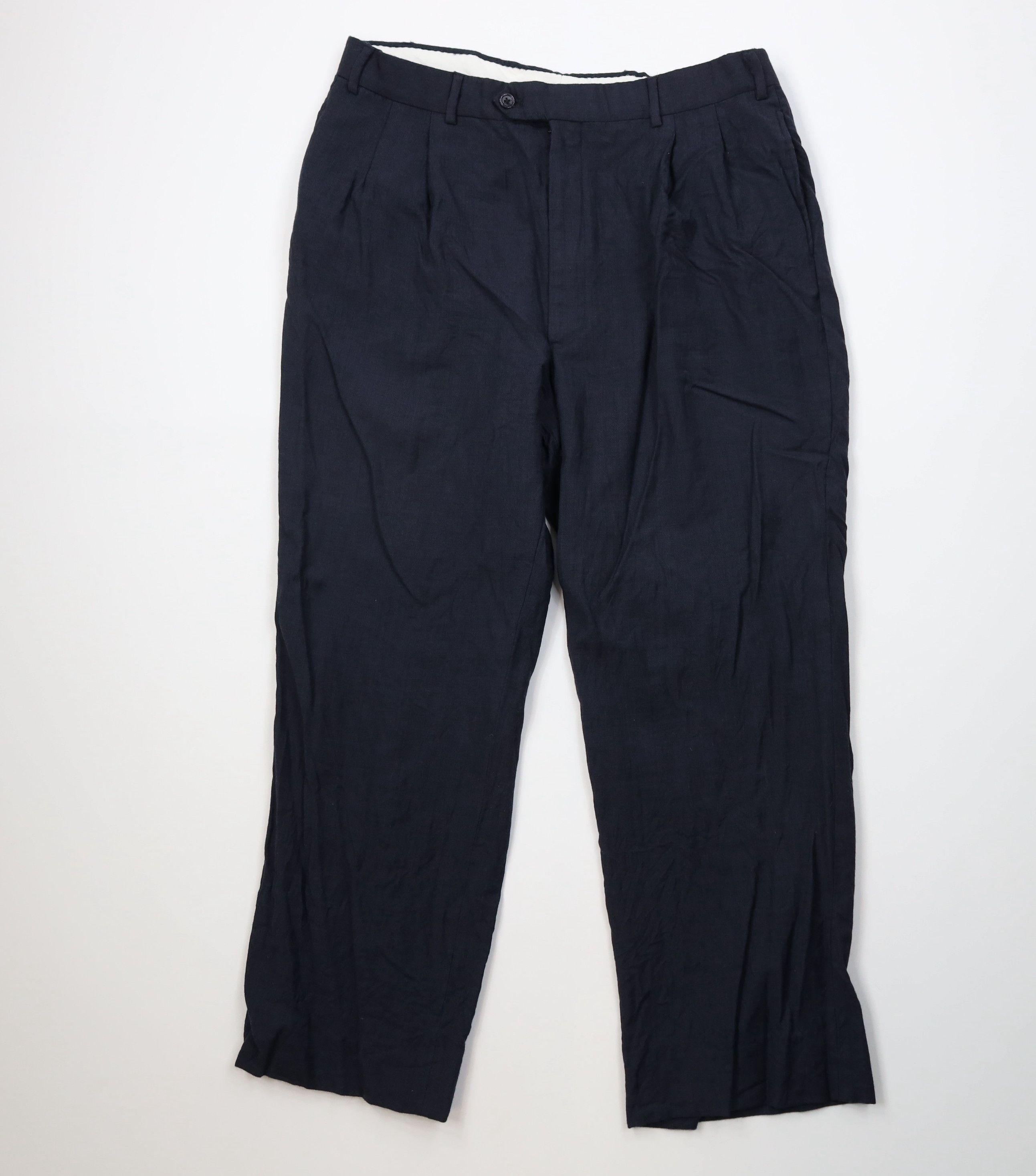 Vintage Vintage 90s Streetwear Knit Flared Wide Leg Chino Pants Size US 36 / EU 52 - 1 Thumbnail