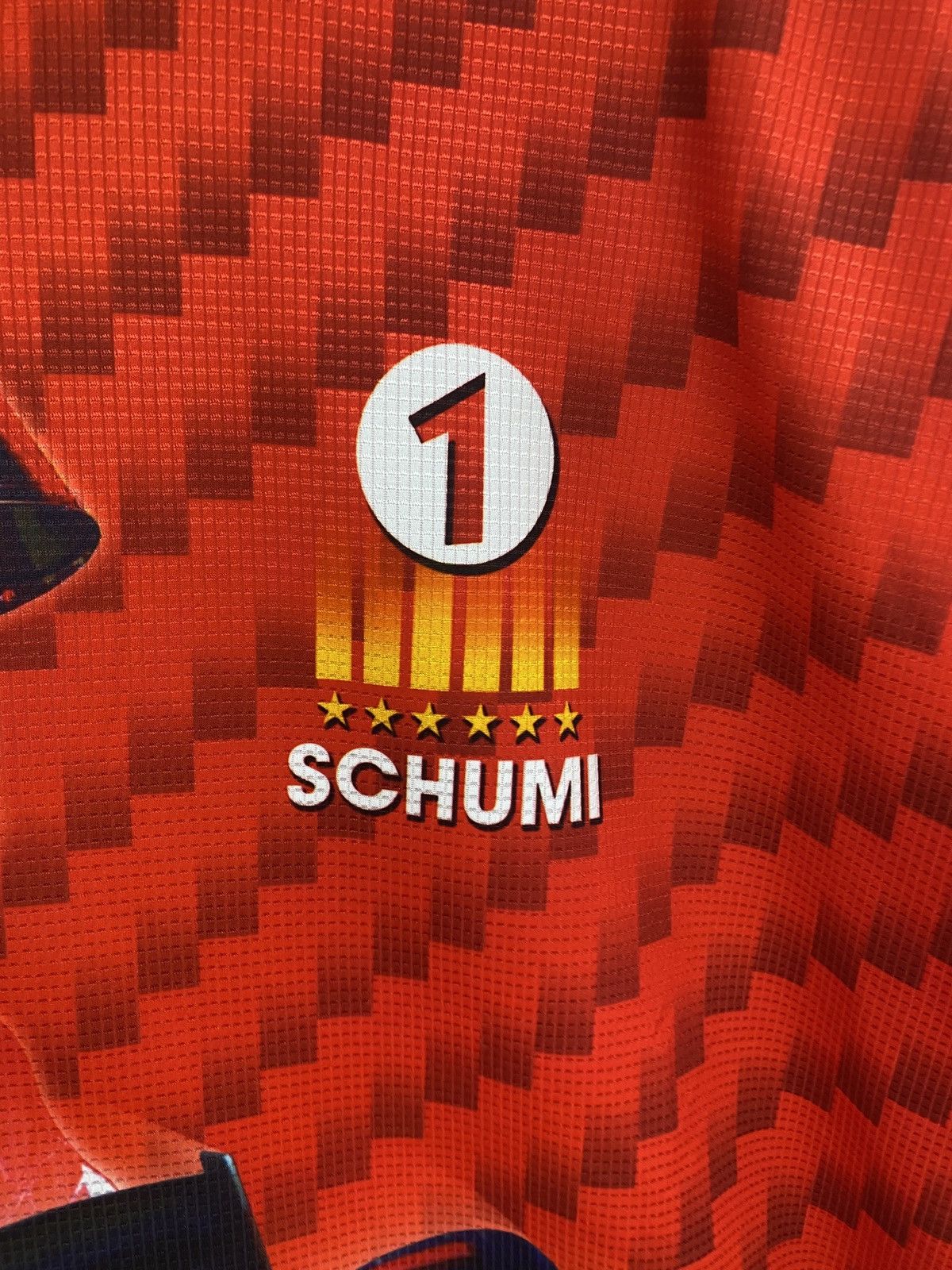 Ferrari Vintage 90s Michael Schumacher Schumi 1 Fan Jersey T-Shirt Size US L / EU 52-54 / 3 - 6 Thumbnail