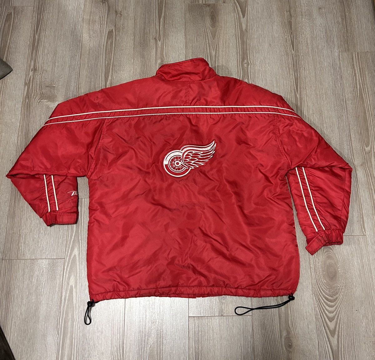 NHL Vintage 90s Detroit Red Wings NHL Embroidered Bomber Jacket Size US XL / EU 56 / 4 - 3 Thumbnail