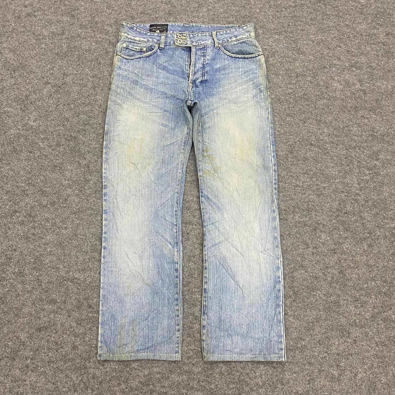 Japanese Brand 💥Best Offer💥Vintage Gold Monkey Project Distressed Denim Size US 34 / EU 50 - 1 Thumbnail