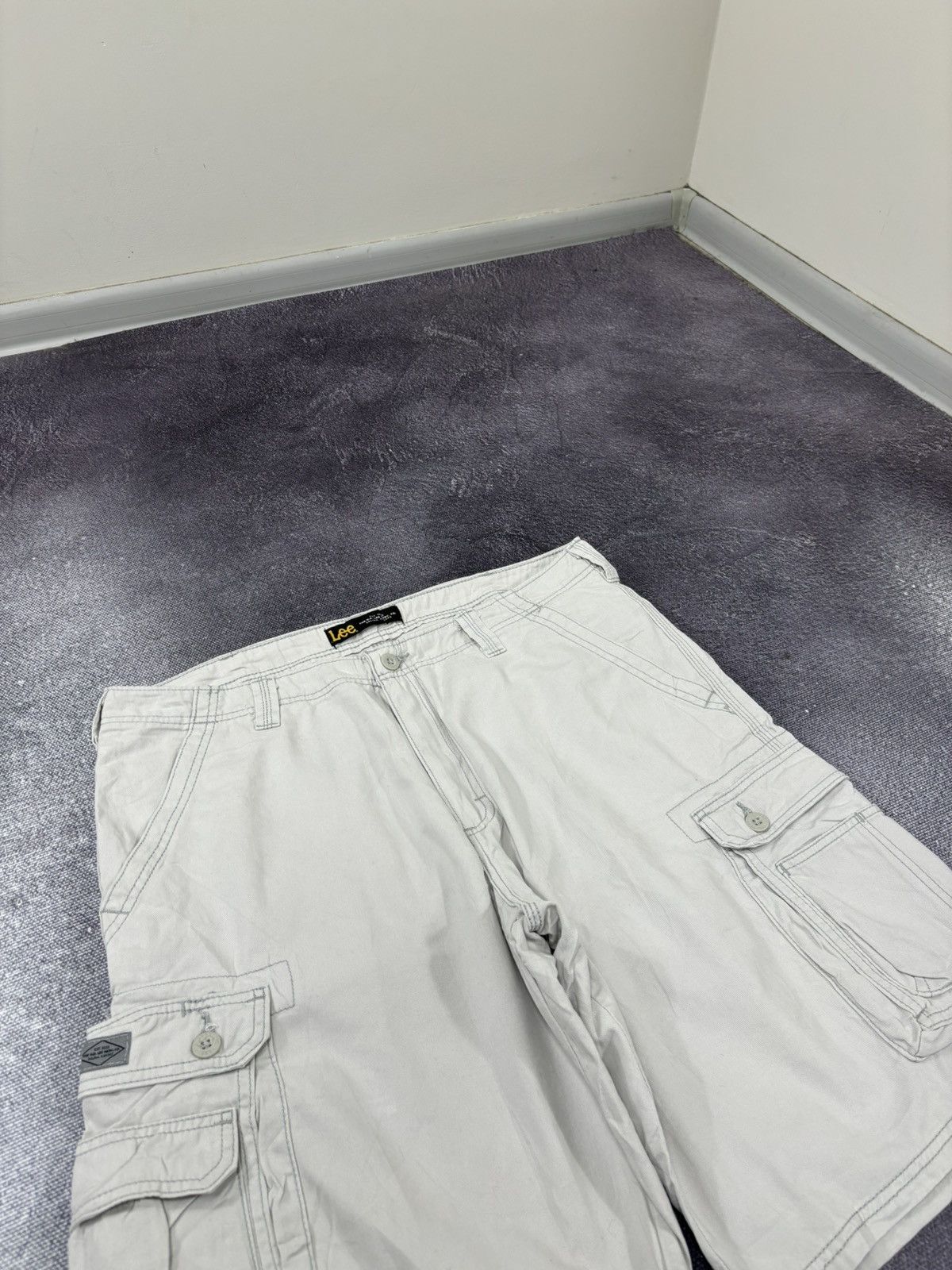 Lee Vintage Lee USA Utility Work Hype Baggy Cargo Shorts Size US 36 / EU 52 - 4 Thumbnail
