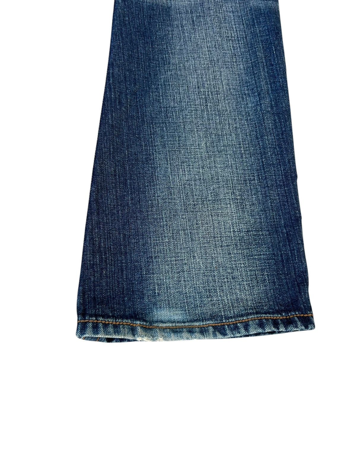 If Six Was Nine Mud Wash Rattle Trap Spider Wed Denim Bootcut Jeans Size US 31 - 21 Thumbnail