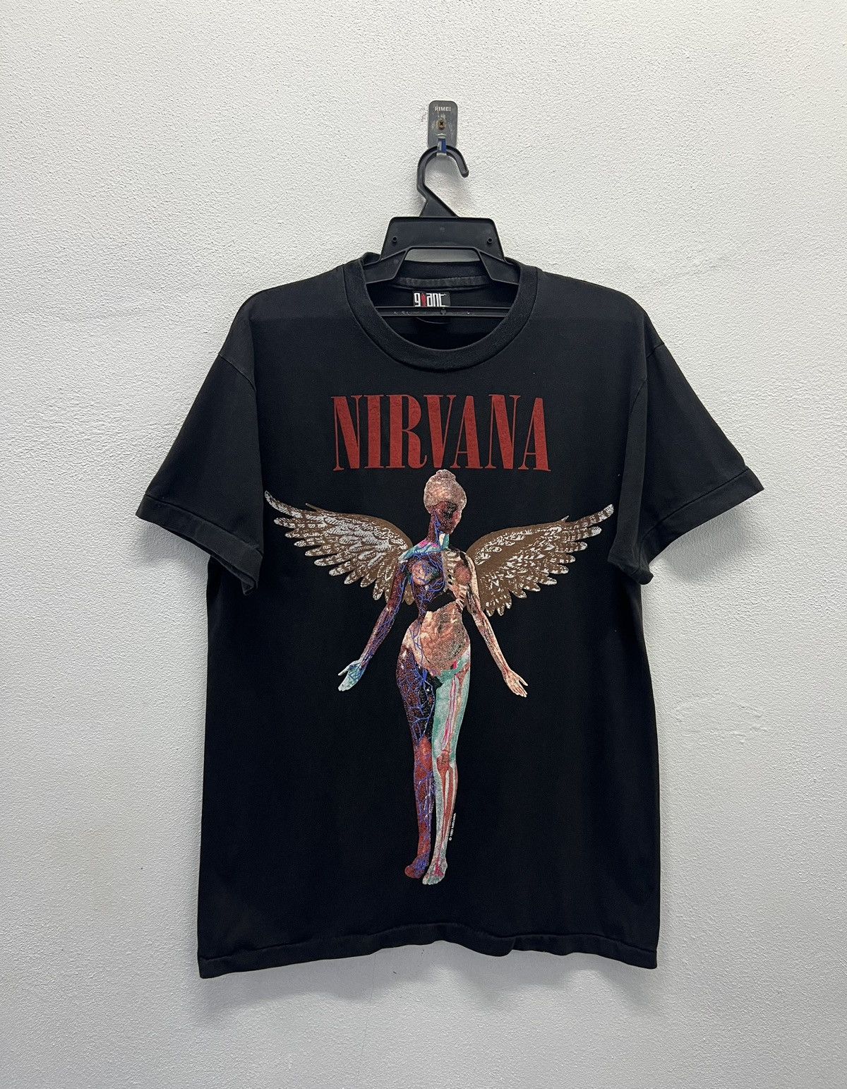 90's オリジナル NIRVANA / XL giant/made inUSA Original Nirvana Sliver 90s vintage shirt - XL - Giant Brand