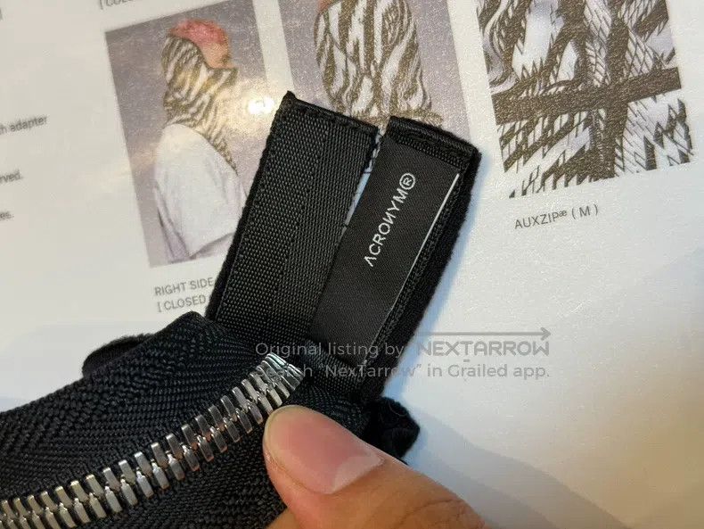 Acronym Acronym Black and silver scarf Size ONE SIZE - 3 Thumbnail