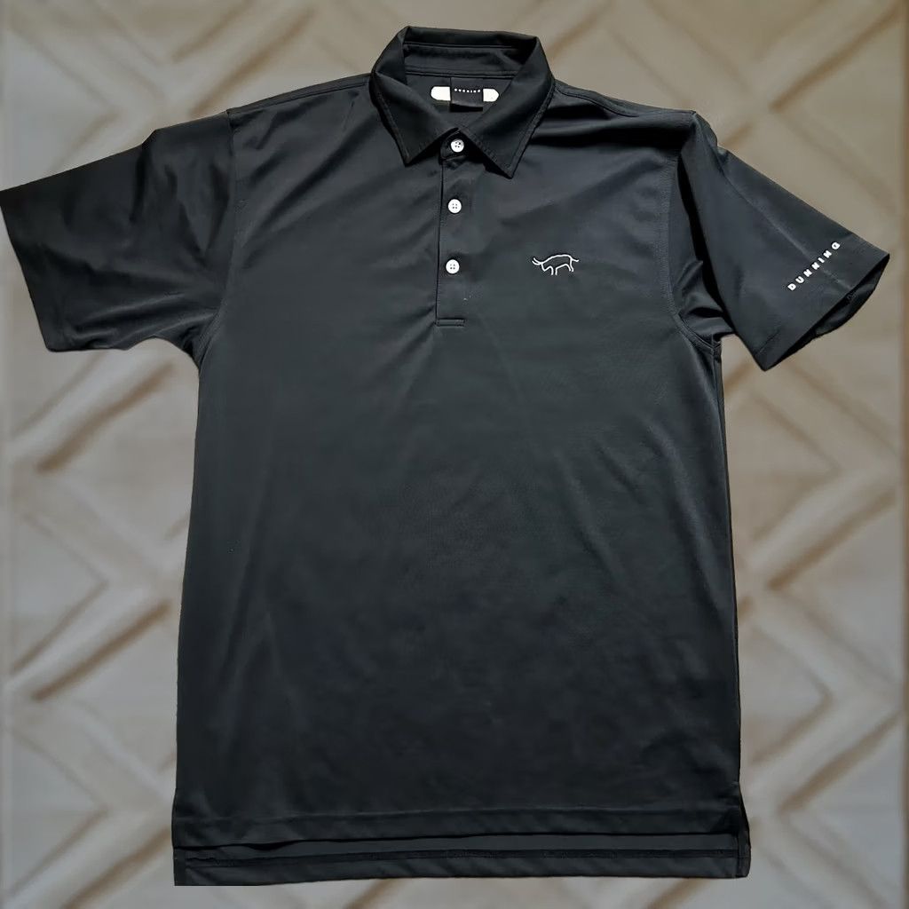 Vintage VINTAGE? Gozzer Lake And Golf Club Dunning Polo Short Sleeve Black M Men Shirt Golf Spellout Size US M / EU 48-50 / 2 - 1 Thumbnail