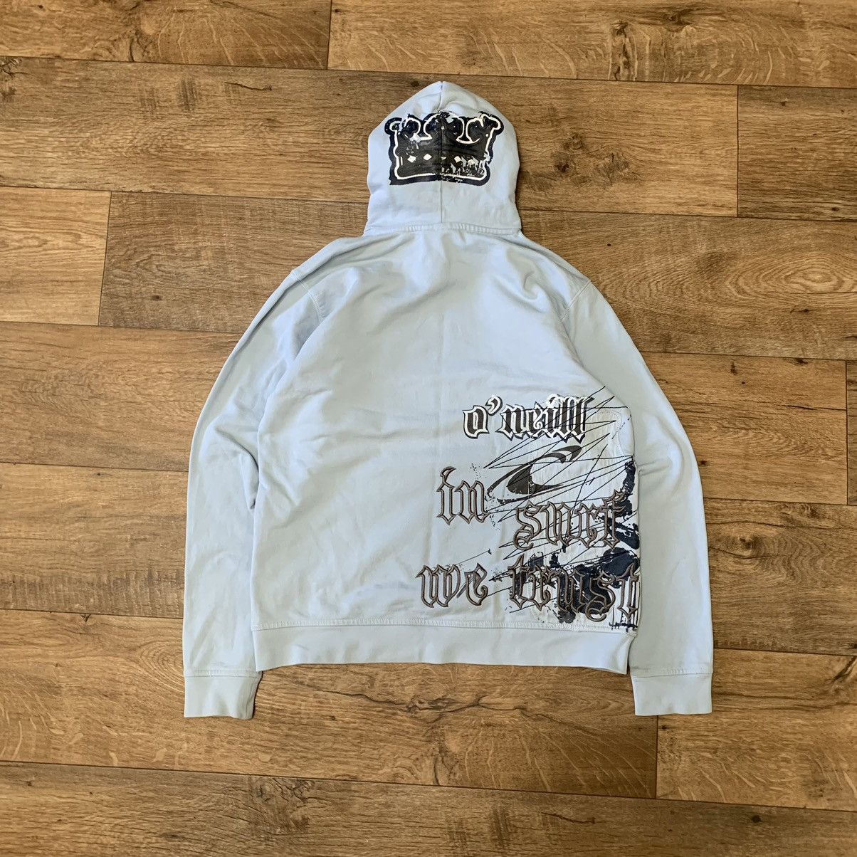 O'Neill 00’s Oneill Crazy Embroidered Hoodie Size US M / EU 48-50 / 2 - 6 Thumbnail