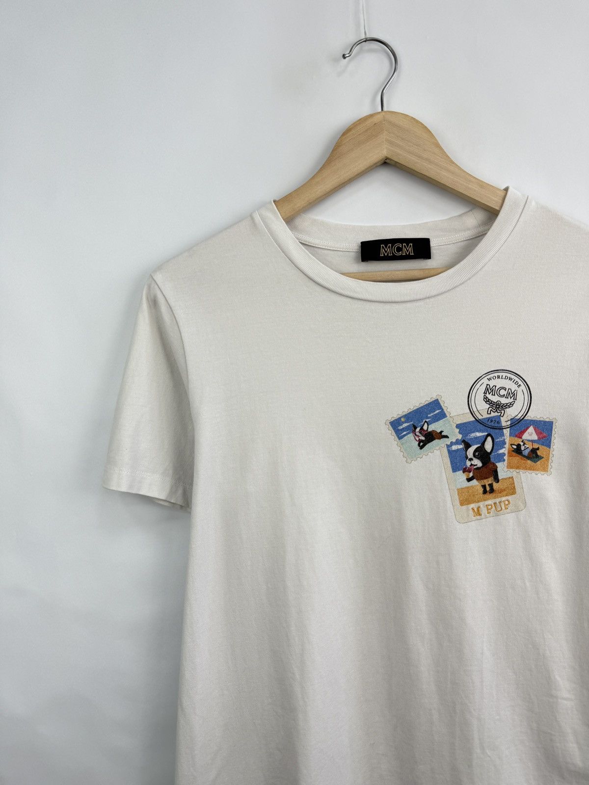 MCM × Vintage 🇮🇹 MCM M Pup Luxury T-Shirt Rare Retro Hype Size US M / EU 48-50 / 2 - 2 Thumbnail