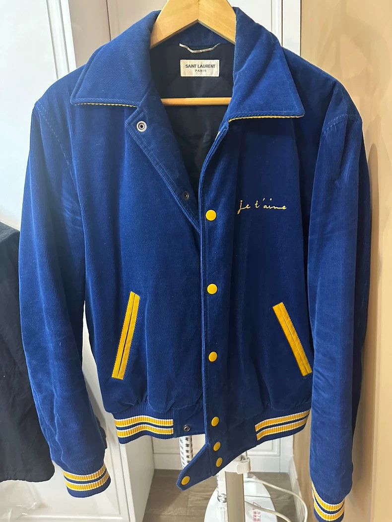 Saint Laurent Paris Saint Laurent Paris Corduroy embroidered Teddy jacket 2505- Size US M / EU 48-50 / 2 - 1 Thumbnail