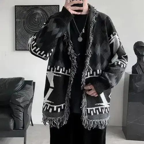 Japanese Brand × Vintage Boho bohemian hippie cardigan streetwear Size US L / EU 52-54 / 3 - 2 Thumbnail
