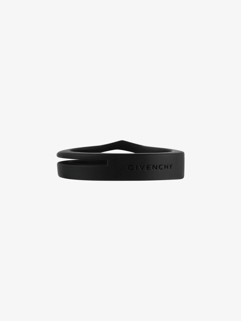 Givenchy o1n1vont0326 Size:OS/Giv Cut Ring in Black Size ONE SIZE - 3 Thumbnail