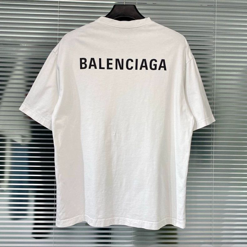 Balenciaga Balenciaga Letter print logo white short sleeves 2503-Nexta Size US S / EU 44-46 / 1 - 1 Thumbnail
