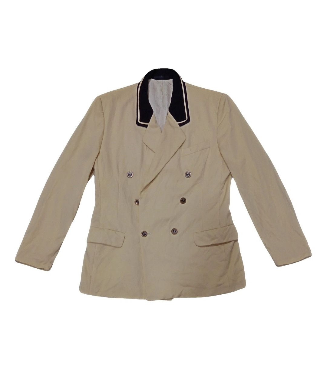 Burberry Vintage 90's Burberry Double Breasted Wool Blazer Size US M / EU 48-50 / 2 - 9 Thumbnail