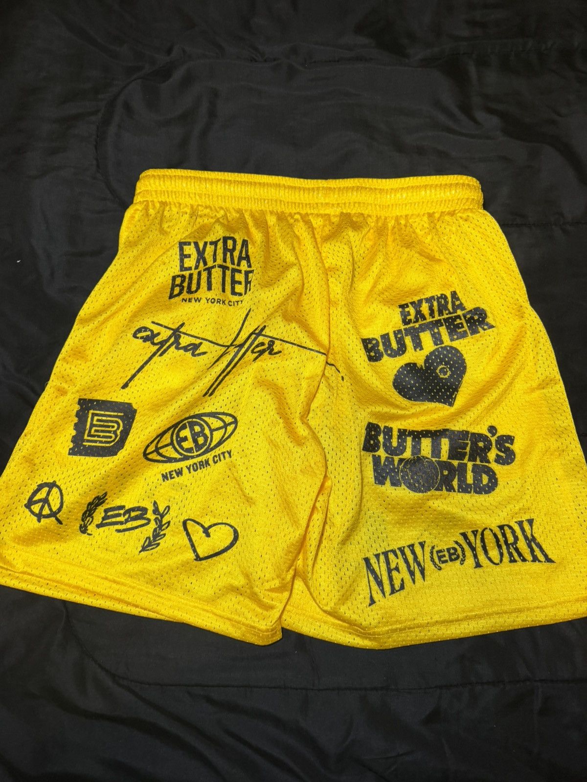Extra Butter Legacy Mesh Yellow Shorts Size 1XL New, Men's (Size 36) — image 5 of 6