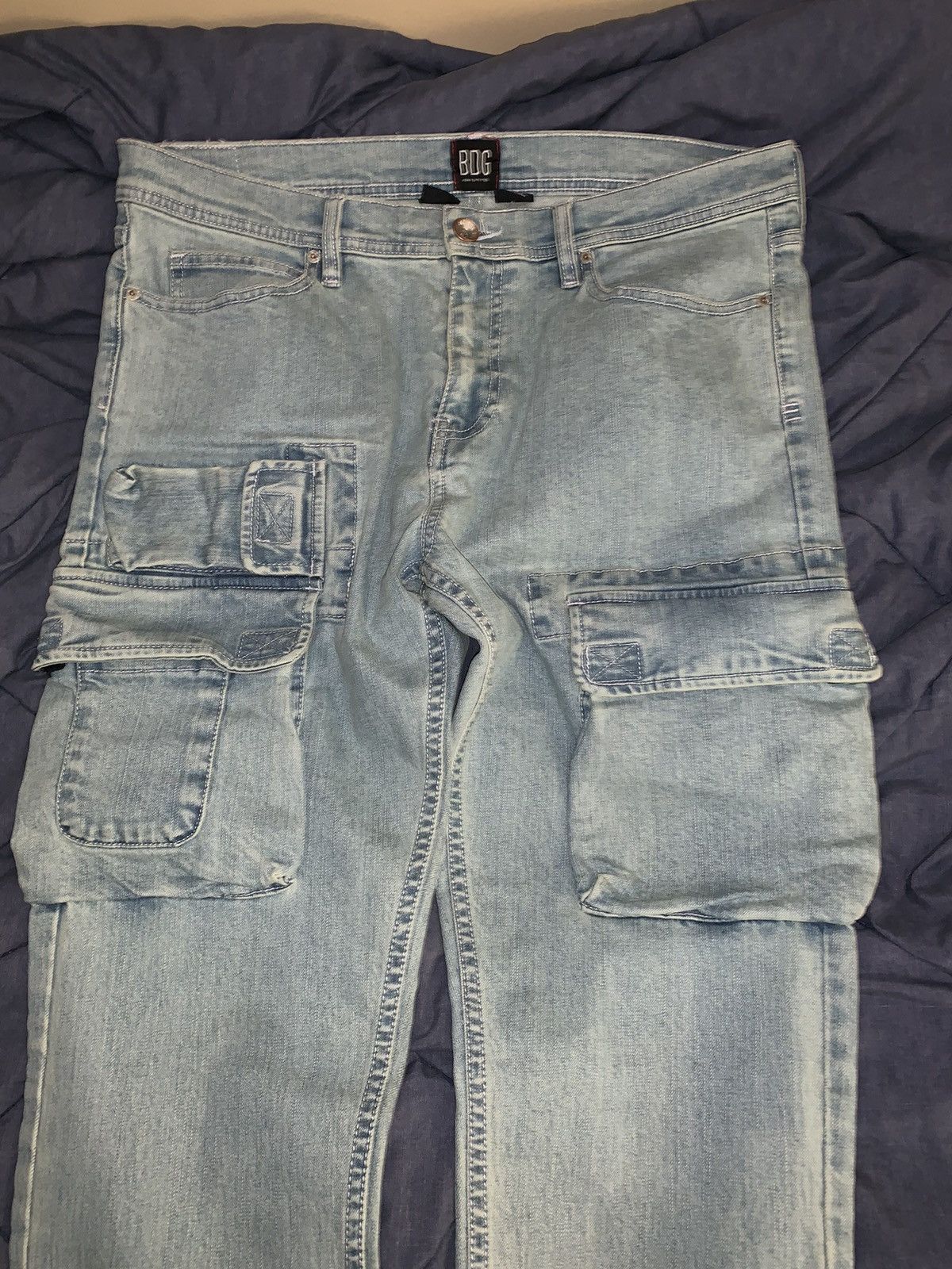 image of Bdg Denim Cargo Pants, Men's (Size 34)