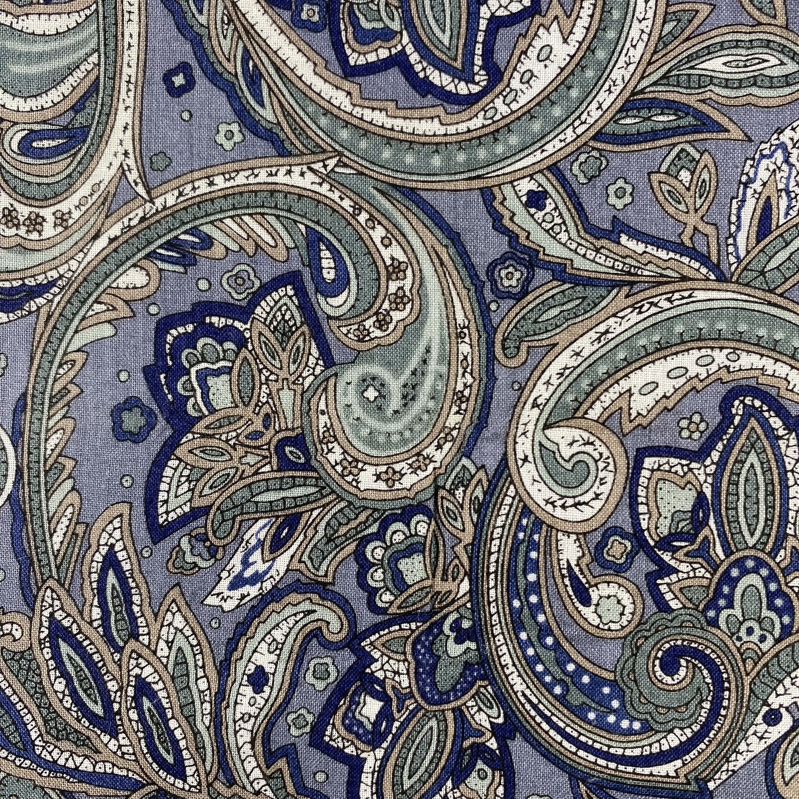 Hanae Mori Hanae Mori Paisley Handkerchief/Neckerchief/Bandana HC536 Size ONE SIZE - 4 Thumbnail