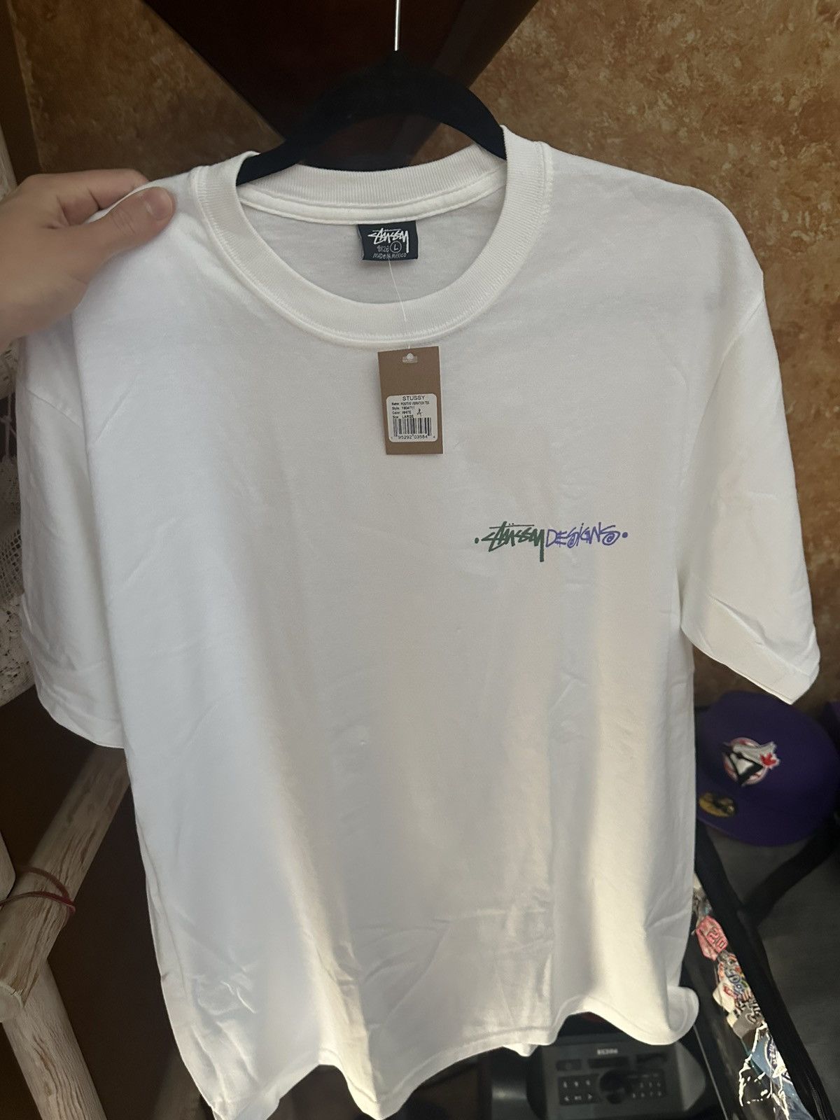 Stussy Stussy white t shirt with graphic Size US L / EU 52-54 / 3 - 1 Thumbnail