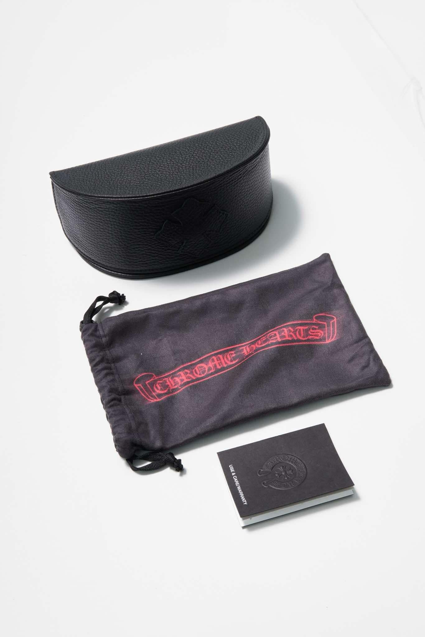 Chrome Hearts CHROME HEARTS U CNT SEA ME SHADES Matte Flint-Lens Size ONE SIZE - 8 Thumbnail