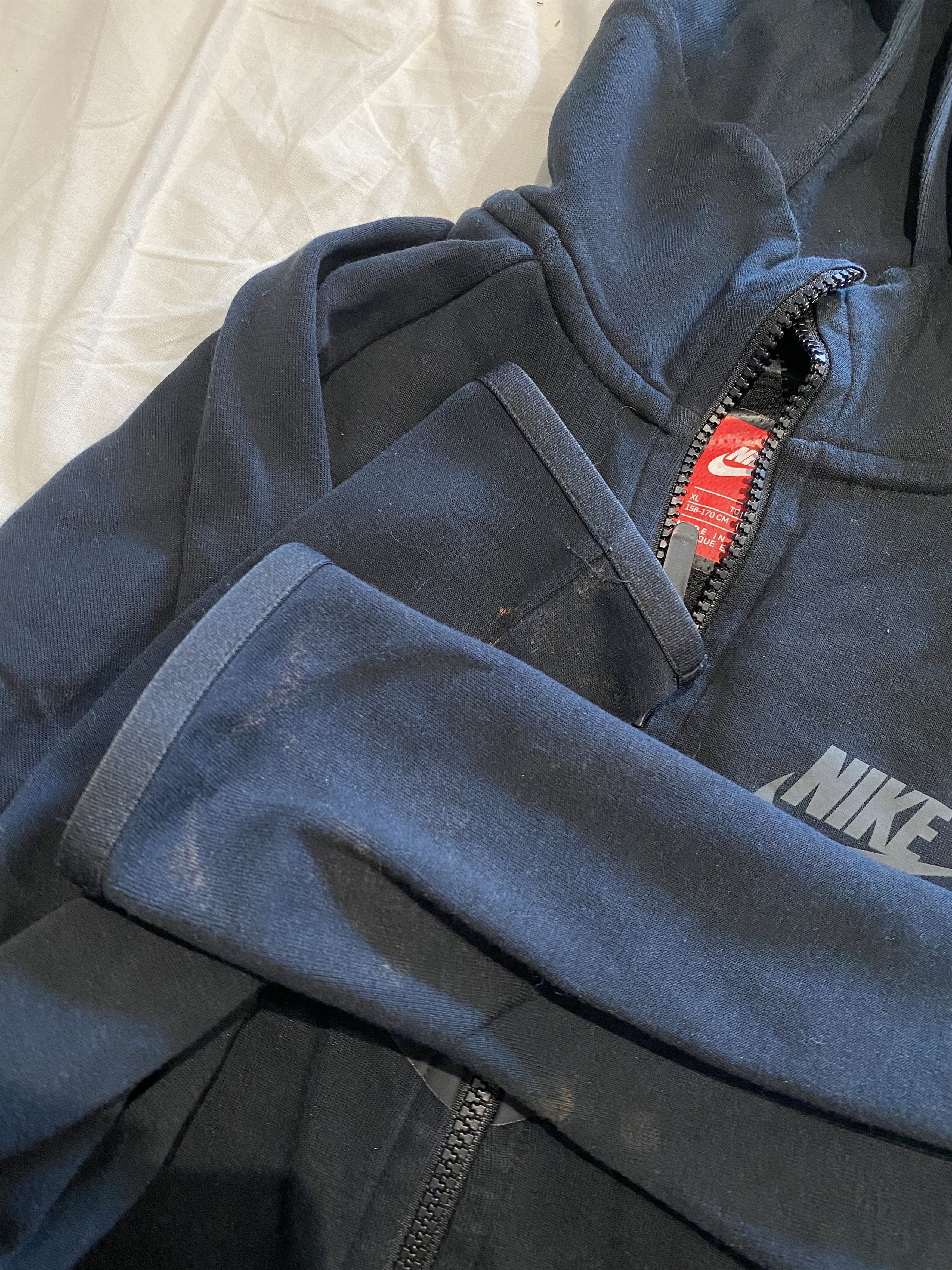 Nike Nike tech fleece zip-up hoodie drill drip trap Size US XS / EU 42 / 0 - 7 Thumbnail