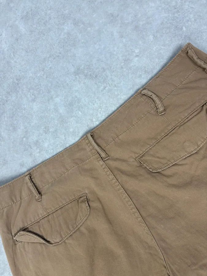 Polo Ralph Lauren 2000s Ralph Lauren USA Distressed Flag Beige Shorts Size US 34 / EU 50 - 11 Thumbnail