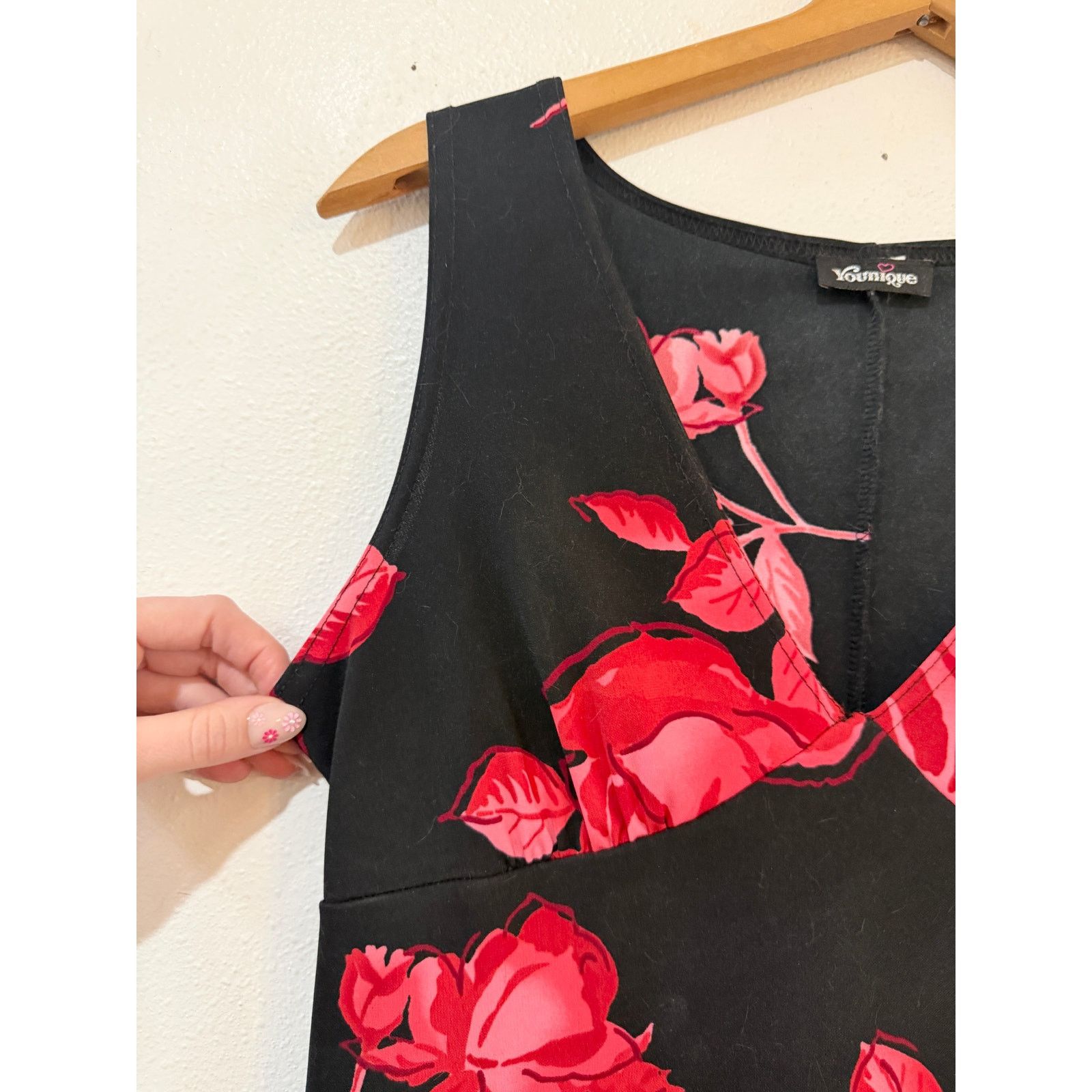 Other Y2K Romantic Whimsigoth Rose Print Dress Size M / US 6-8 / IT 42-44 - 4 Thumbnail