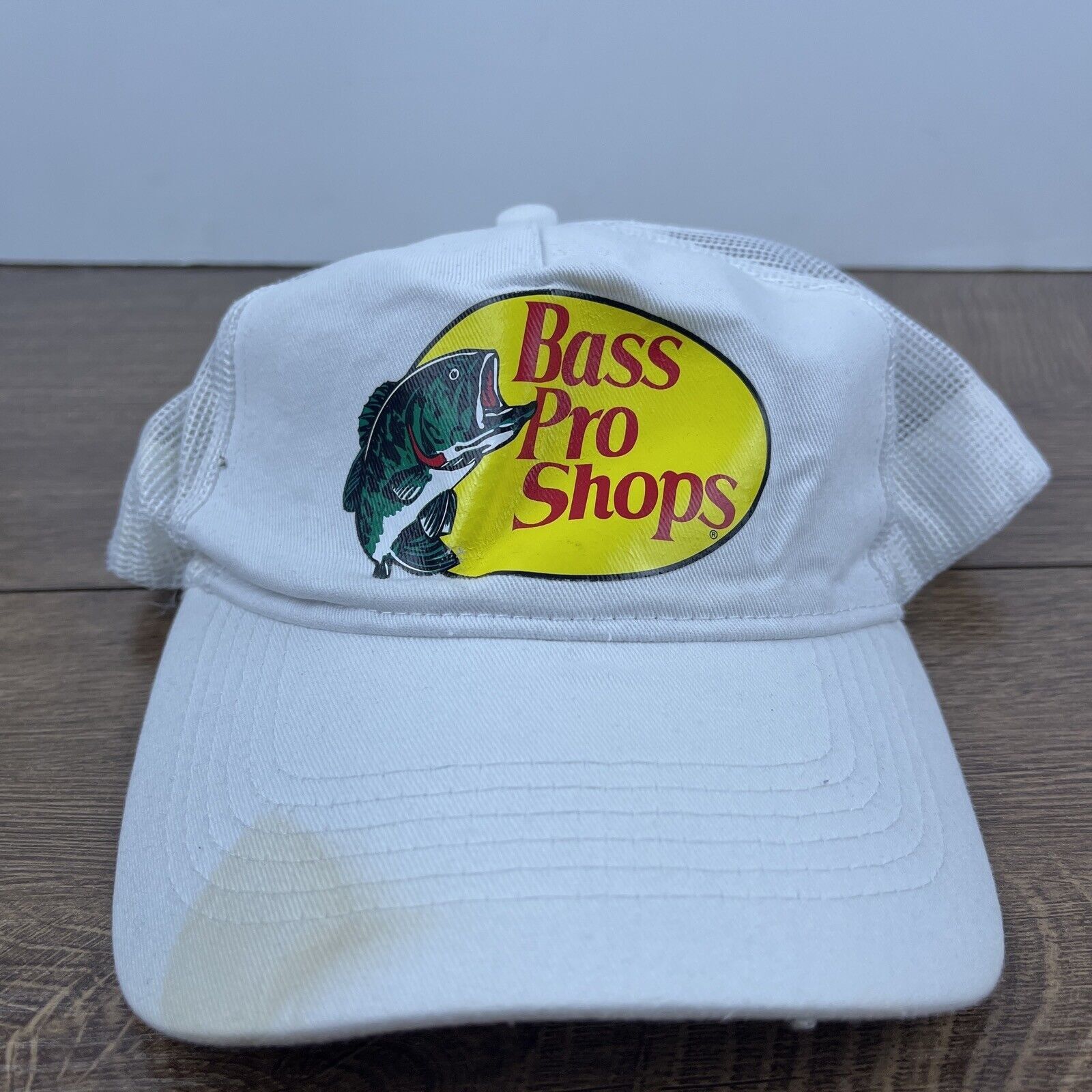 Other Bass Pro Snapback Hat White Hat Adjustable Adult Size Hat Wh Size ONE SIZE - 2 Thumbnail