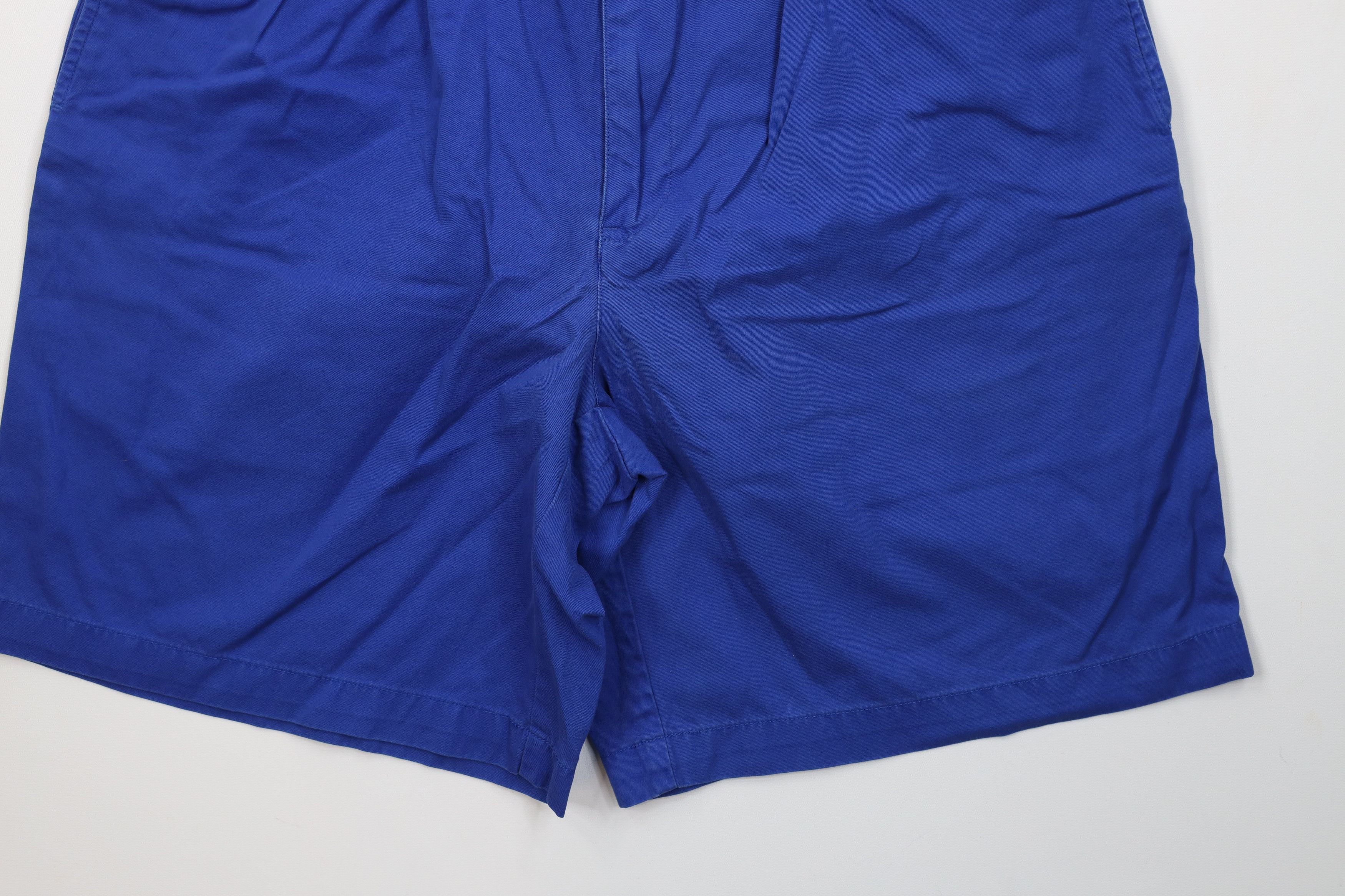 Polo Ralph Lauren Vintage 90s Ralph Lauren Above Knee Chino Shorts Royal Size US 34 / EU 50 - 4 Thumbnail