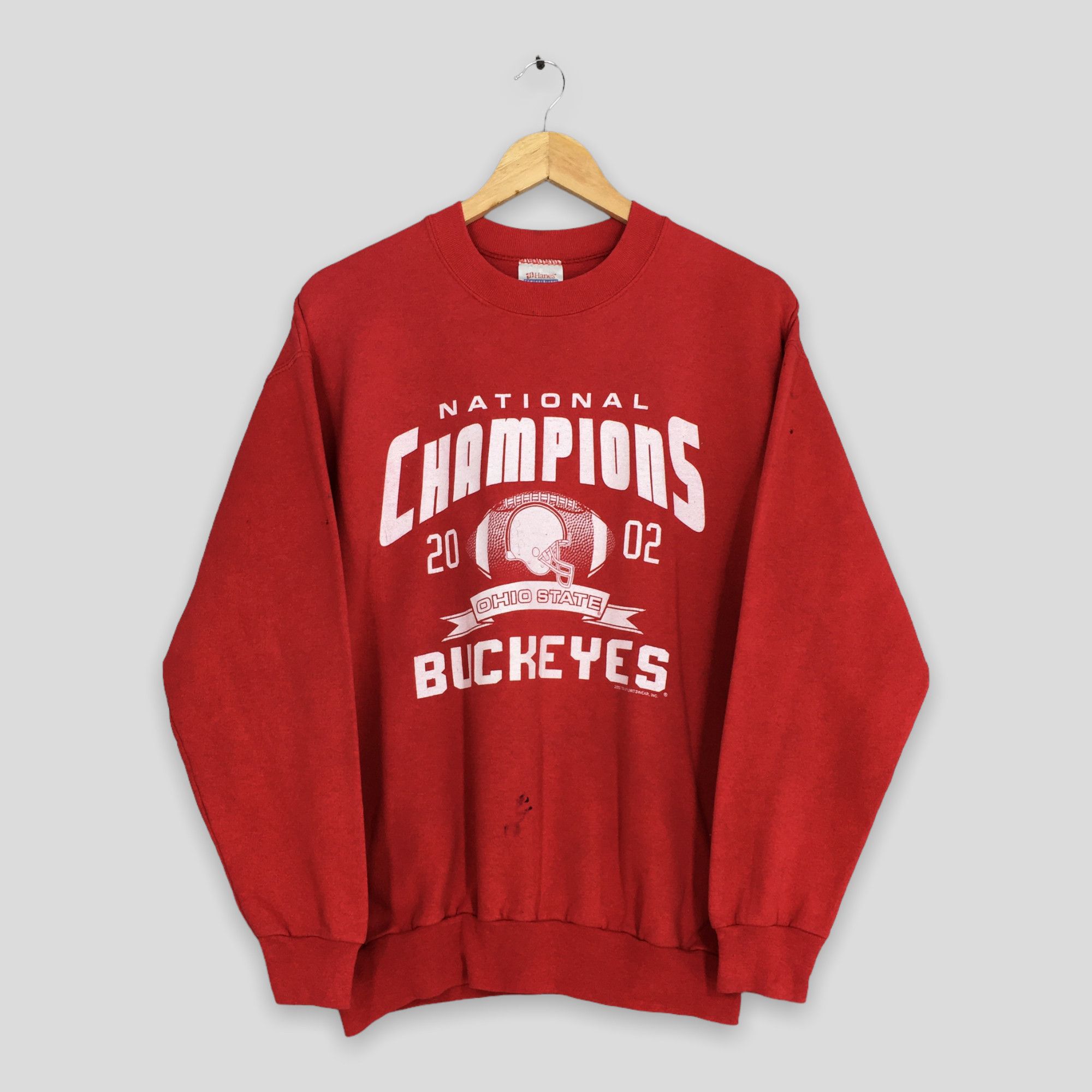 NCAA Vintage Y2K Ohio State Buckeyes Ncaa Red Sweatshirt Medium Size US M / EU 48-50 / 2 - 1 Thumbnail