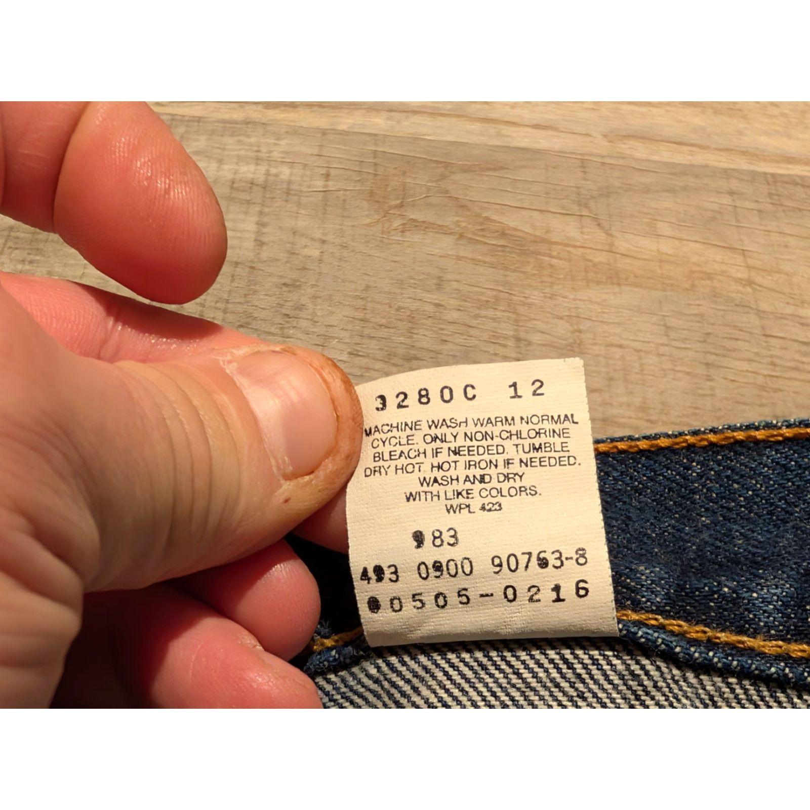 Levi's VINTAGE Levi's Jeans 36 x 30 Regular Dark Wash Denim 505 Straight Leg Men’s Size US 36 / EU 52 - 7 Thumbnail