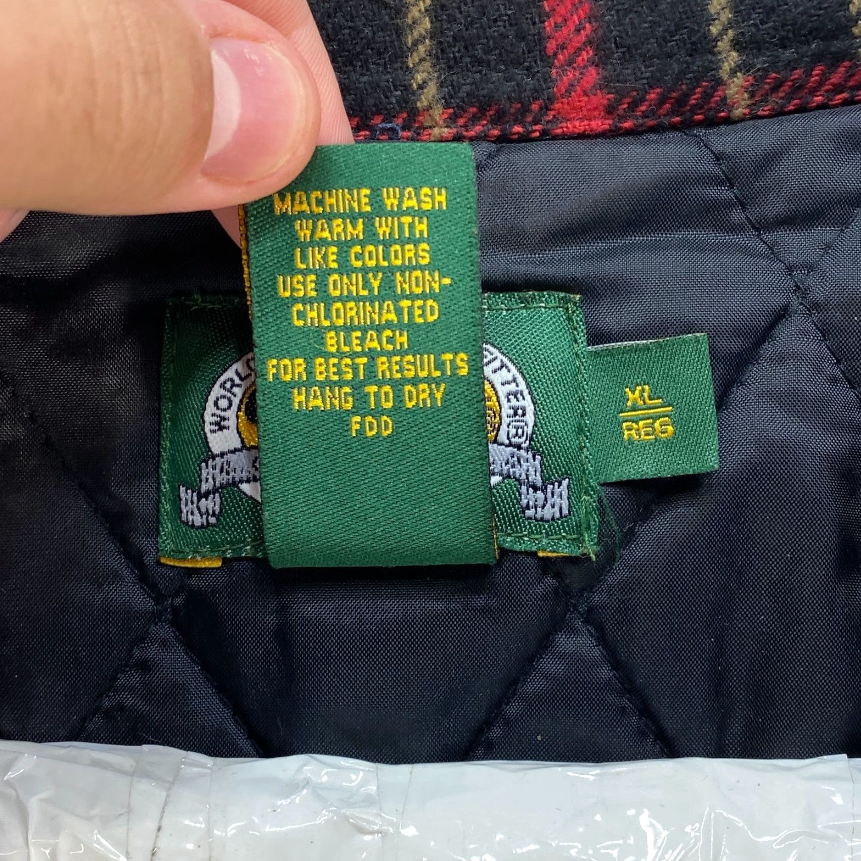 Vintage VINTAGE? (No) Cabela's Mens XL Flannel Brown Plaid Insulated Heavy Shirt Jacket Quilted Lining Size US XL / EU 56 / 4 - 8 Thumbnail