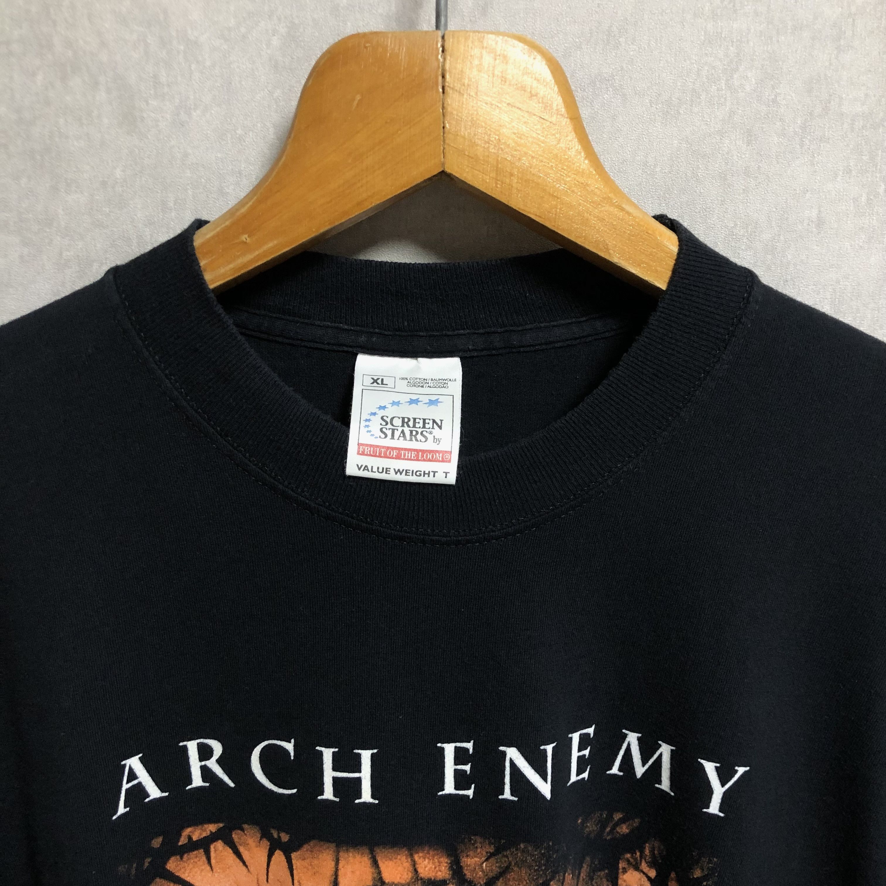 Band Tees 2001 Arch Enemy First Deadly Sin Tour Long Sleeve Tee Size US L / EU 52-54 / 3 - 6 Thumbnail