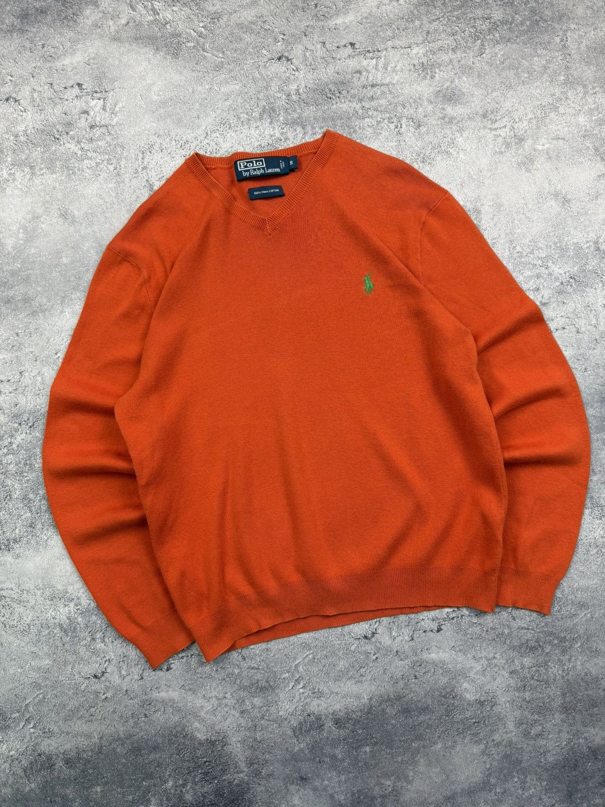 Polo Ralph Lauren Vintage Polo Ralph Lauren Orange Sweater Size US S / EU 44-46 / 1 - 4 Thumbnail