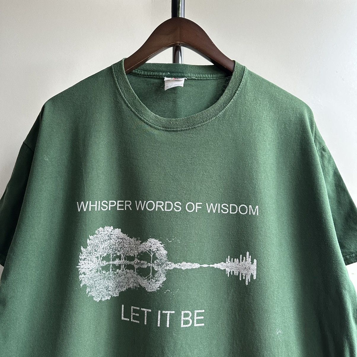 Band Tees × Vintage Vintage The Beatles Let It Be “Whisper Words Of Wisdom” Tee Size US XL / EU 56 / 4 - 2 Thumbnail