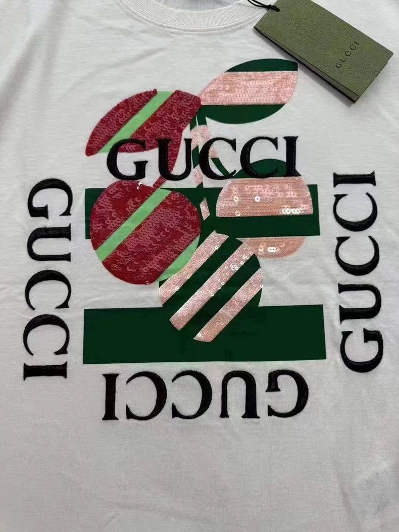 Gucci Gucci Cherry sequins, embroidery, short sleeves 2503-Nextar Size US XXS / EU 40 - 4 Thumbnail