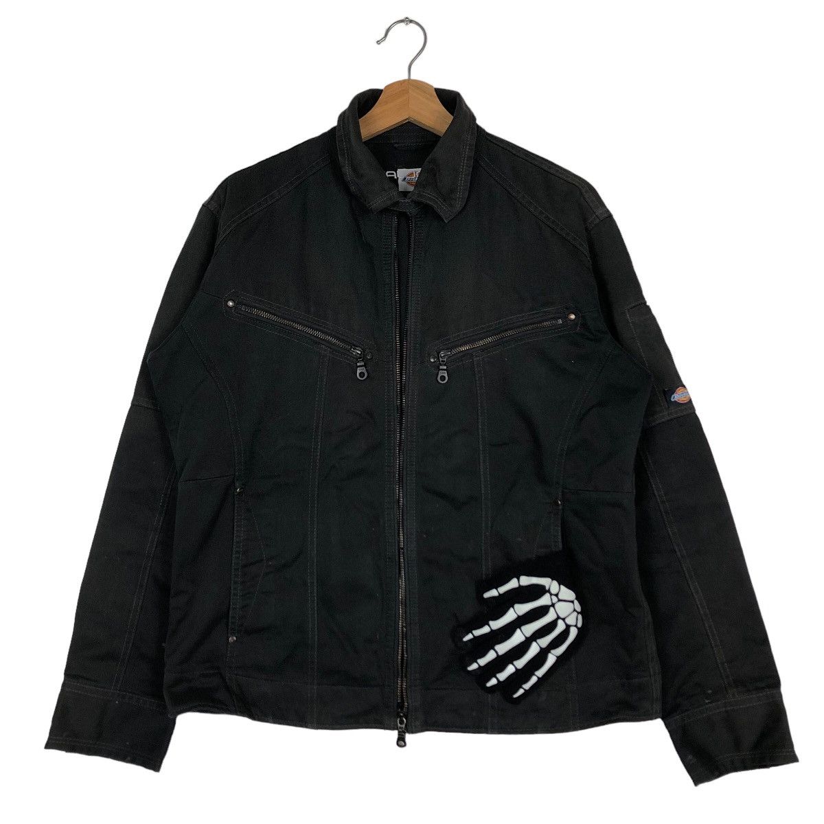 Japanese Brand 🔥Rare 90’s Racer Biker Jacket Worker Dickies Usa Size US M / EU 48-50 / 2 - 2 Thumbnail