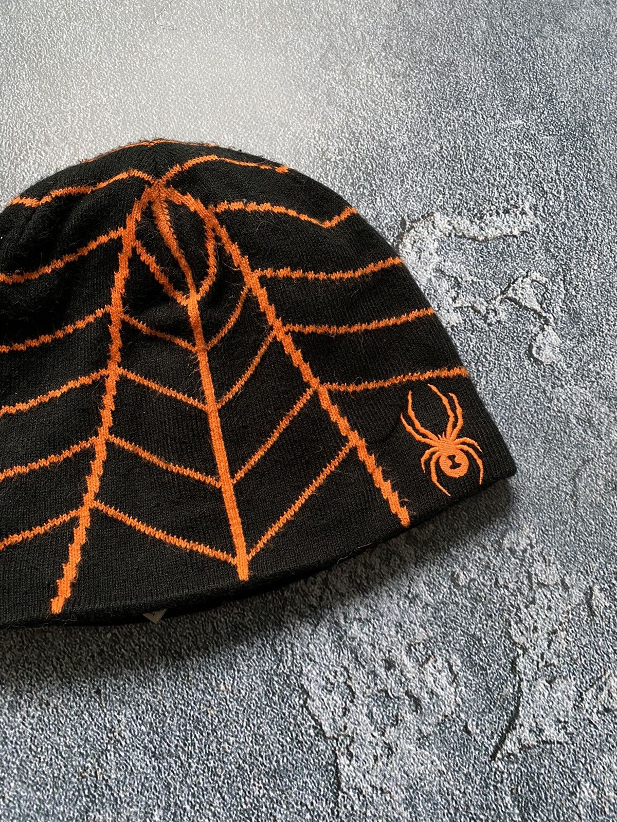 Japanese Brand × Spyder Spyder Y2K Web embroidered logo hat Size ONE SIZE - 2 Thumbnail