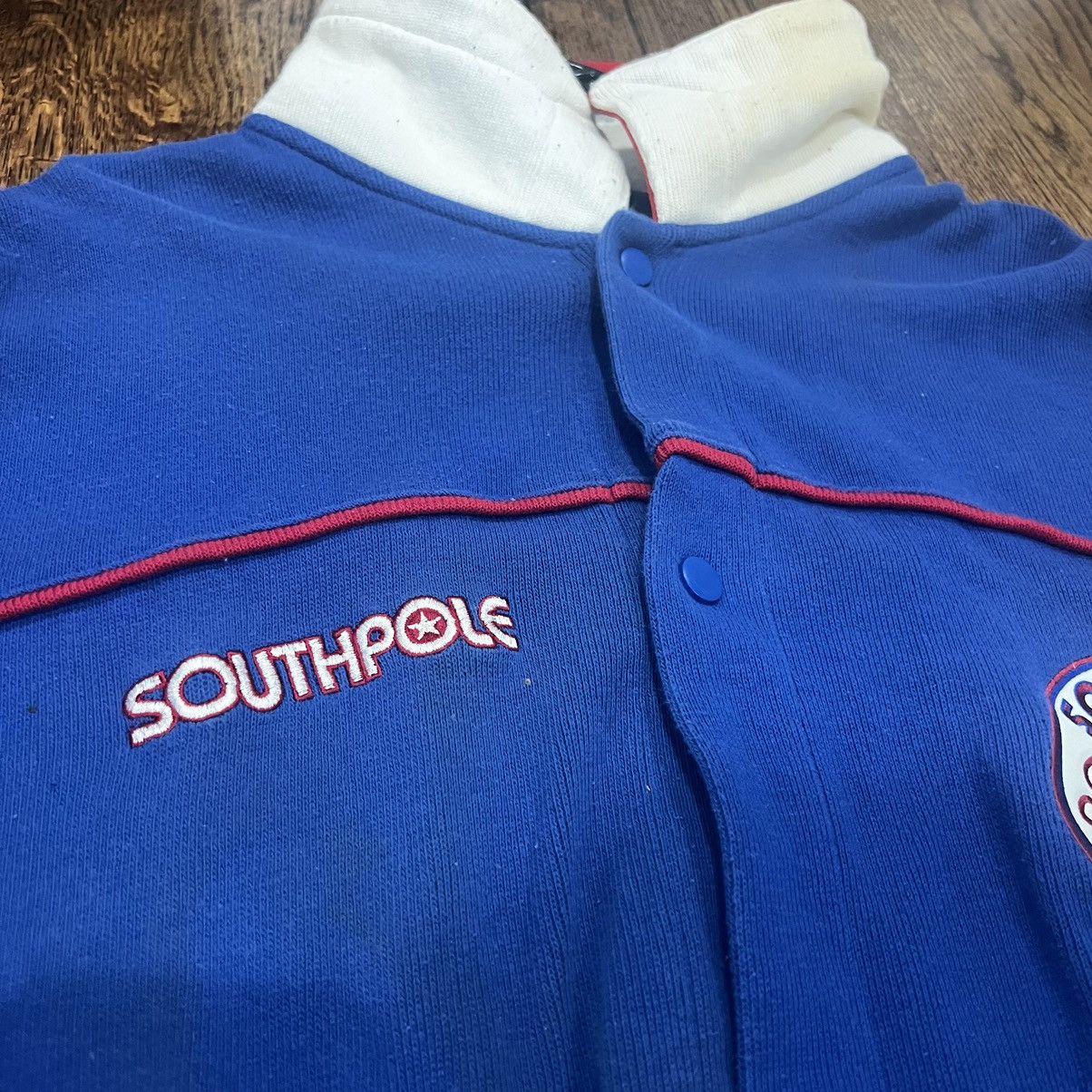 Southpole × Vintage SOUTHPOLE NAVY JACKET Size US XL / EU 56 / 4 - 3 Thumbnail