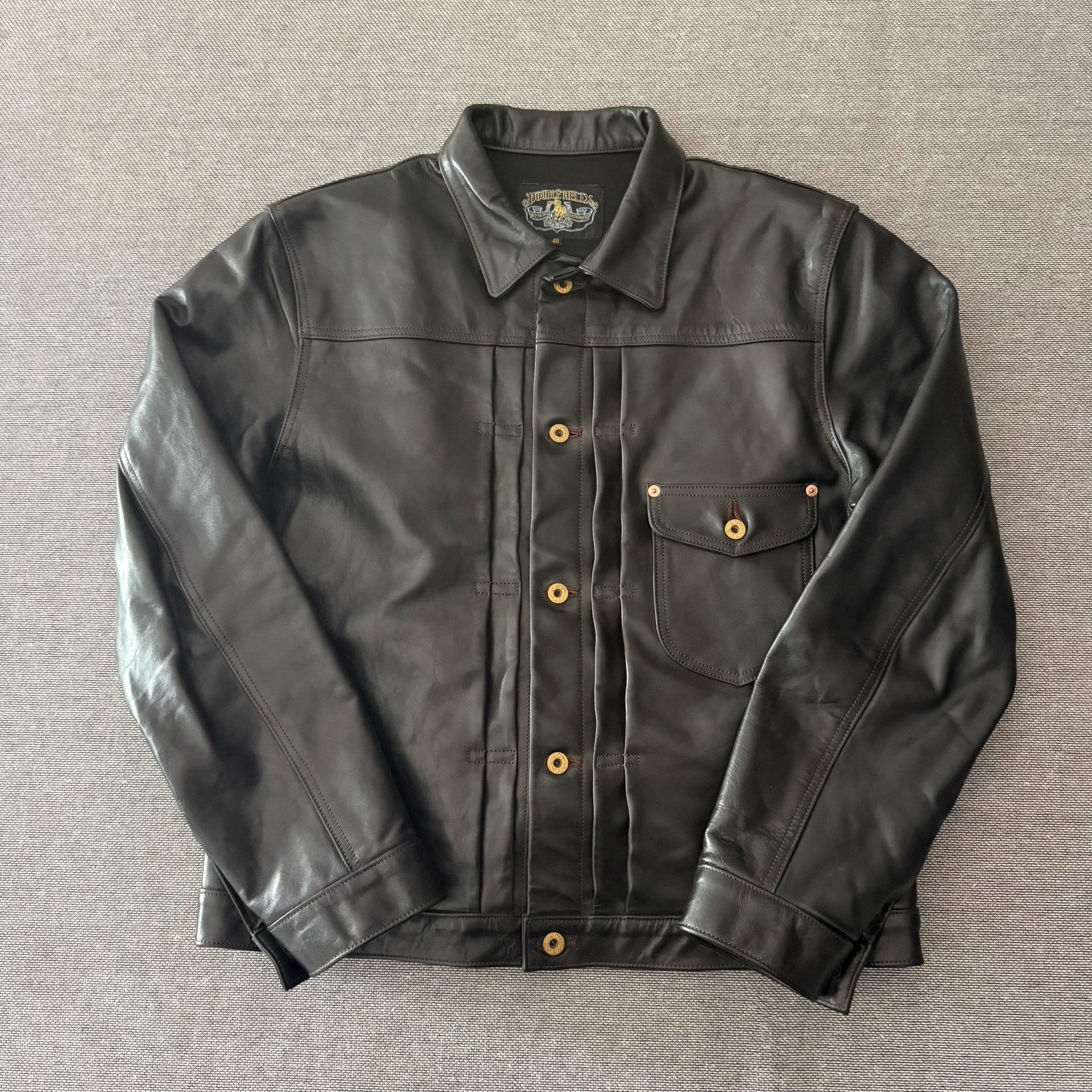 DOUBLE HELIX Double Helix Cowboy Horsehide Jacket Size US S / EU 44-46 / 1 - 1 Thumbnail