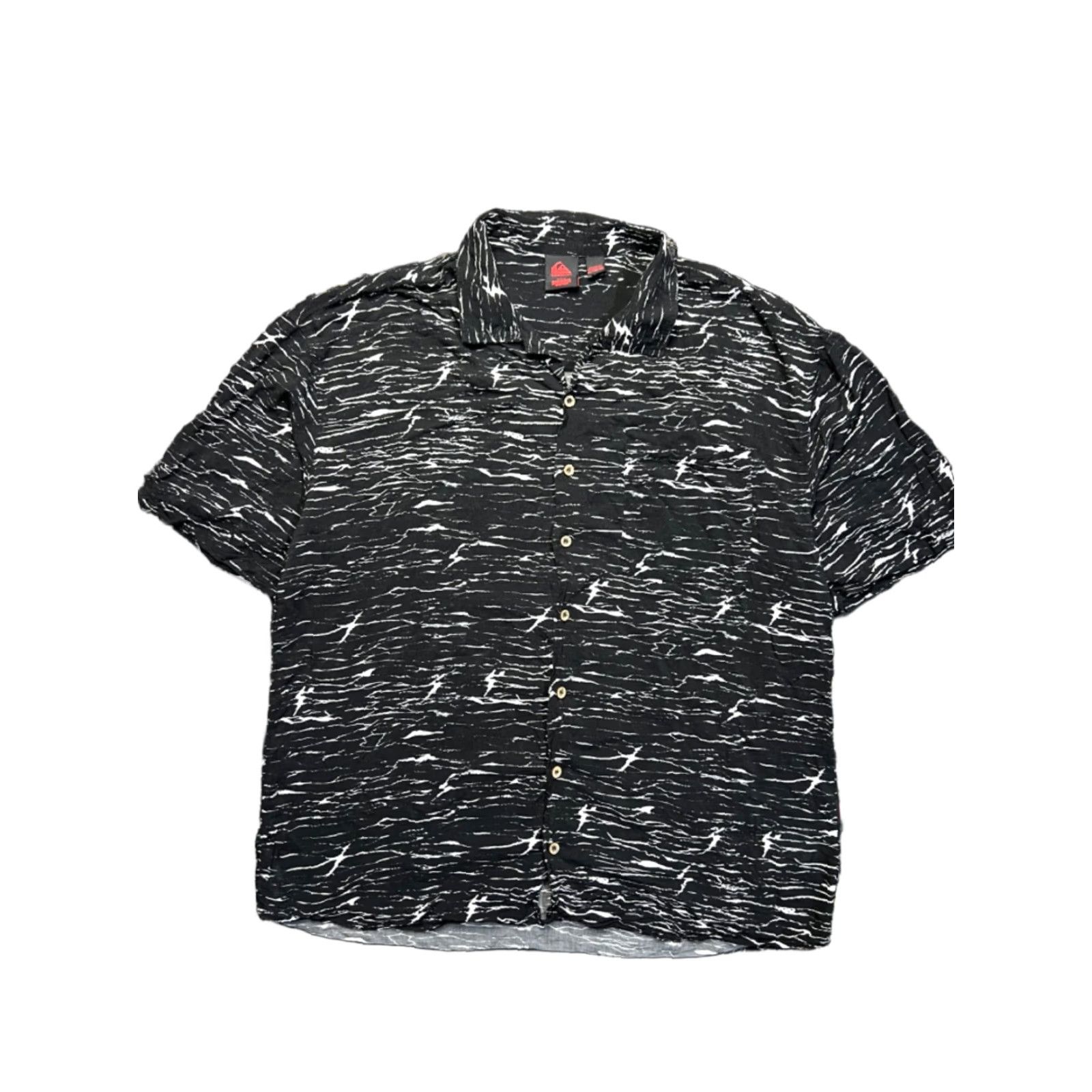 Quiksilver Stranger Things Quiksilver XL Black Button-Up Shirt User: Stranger Things Quiksilver XL Black Button-Up Shirt Size US XL / EU 56 / 4 - 1 Thumbnail