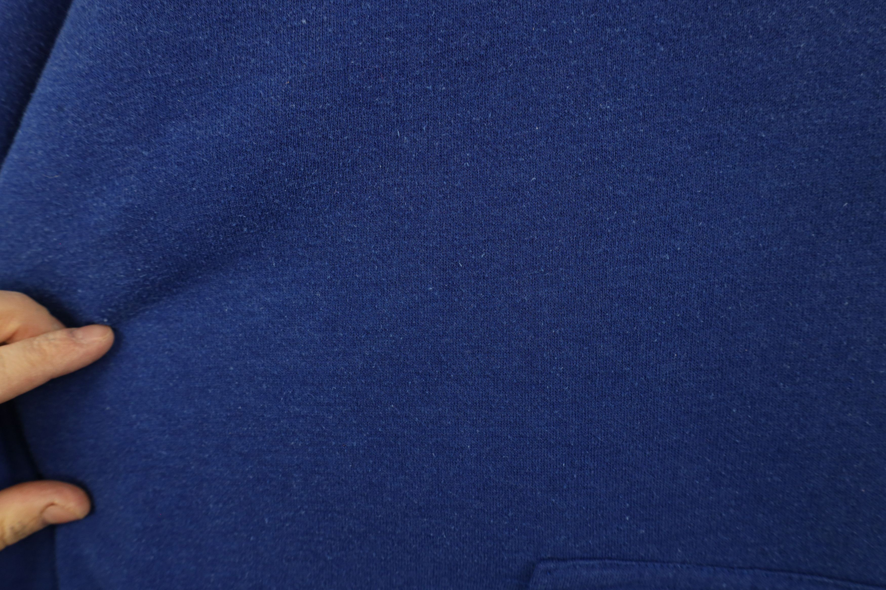 Vintage Vintage 90s Streetwear Baggy Fit Hoodie Sweatshirt Blue Size US XXL / EU 58 / 5 - 4 Thumbnail