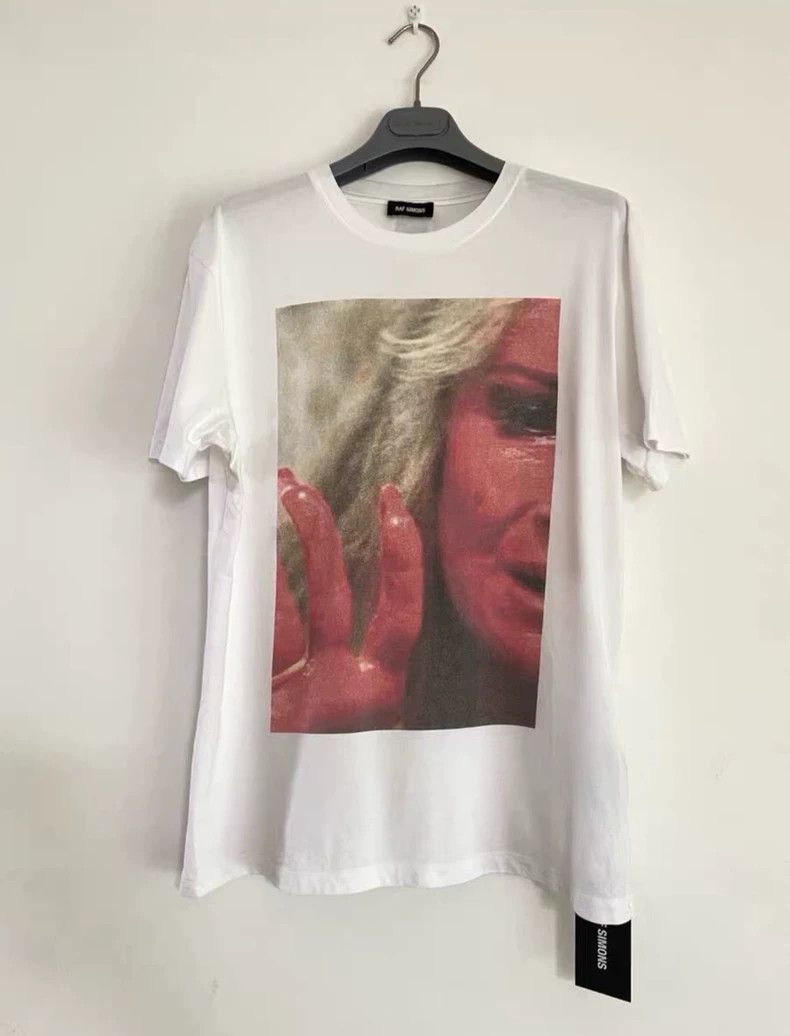 Raf simons 19aw Blue Velvet Portrait T-shirt