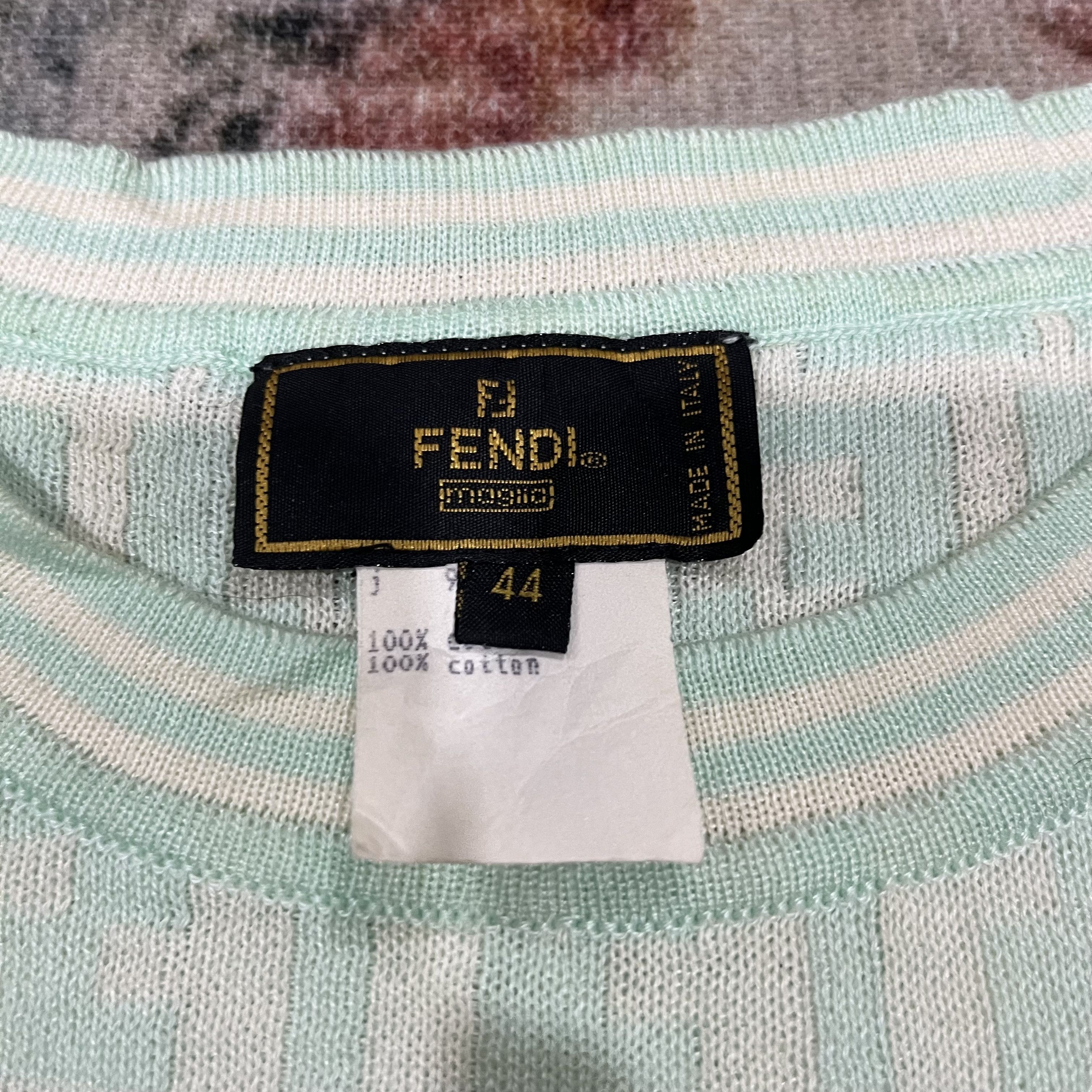 Fendi Vintage zucca tee Size M / US 6-8 / IT 42-44 - 2 Thumbnail