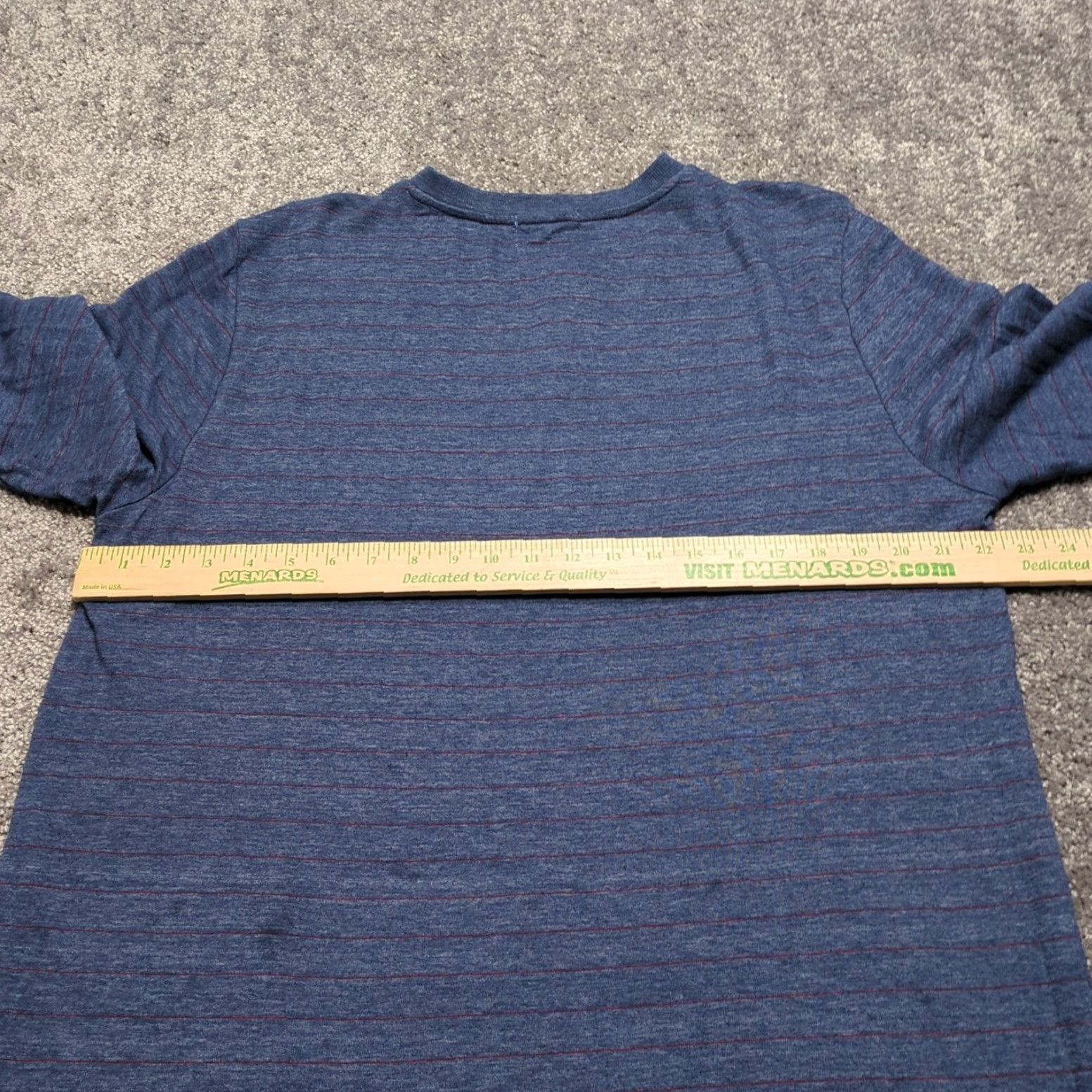 Marine Layer VINTAGE Marine Layer Henley Shirt Mens XL Blue Stripe Pullover Casual Base Layer Size US XL / EU 56 / 4 - 6 Thumbnail