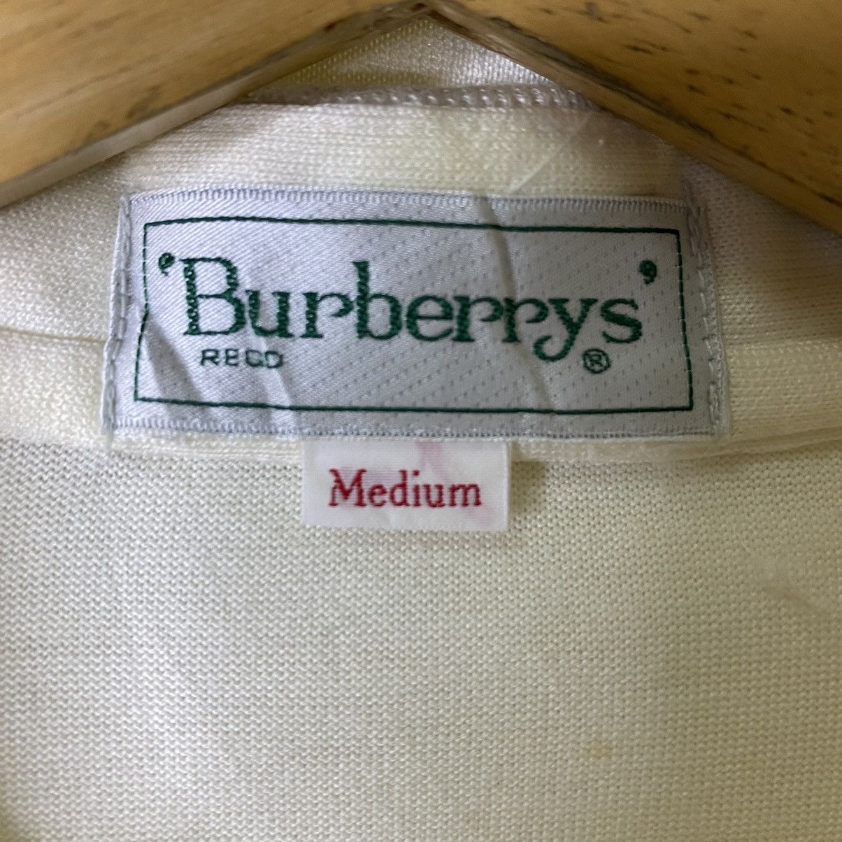 Burberry × Vintage Vintage 90s Burberrys Classic Style Polo T Shirt Size US M / EU 48-50 / 2 - 3 Thumbnail