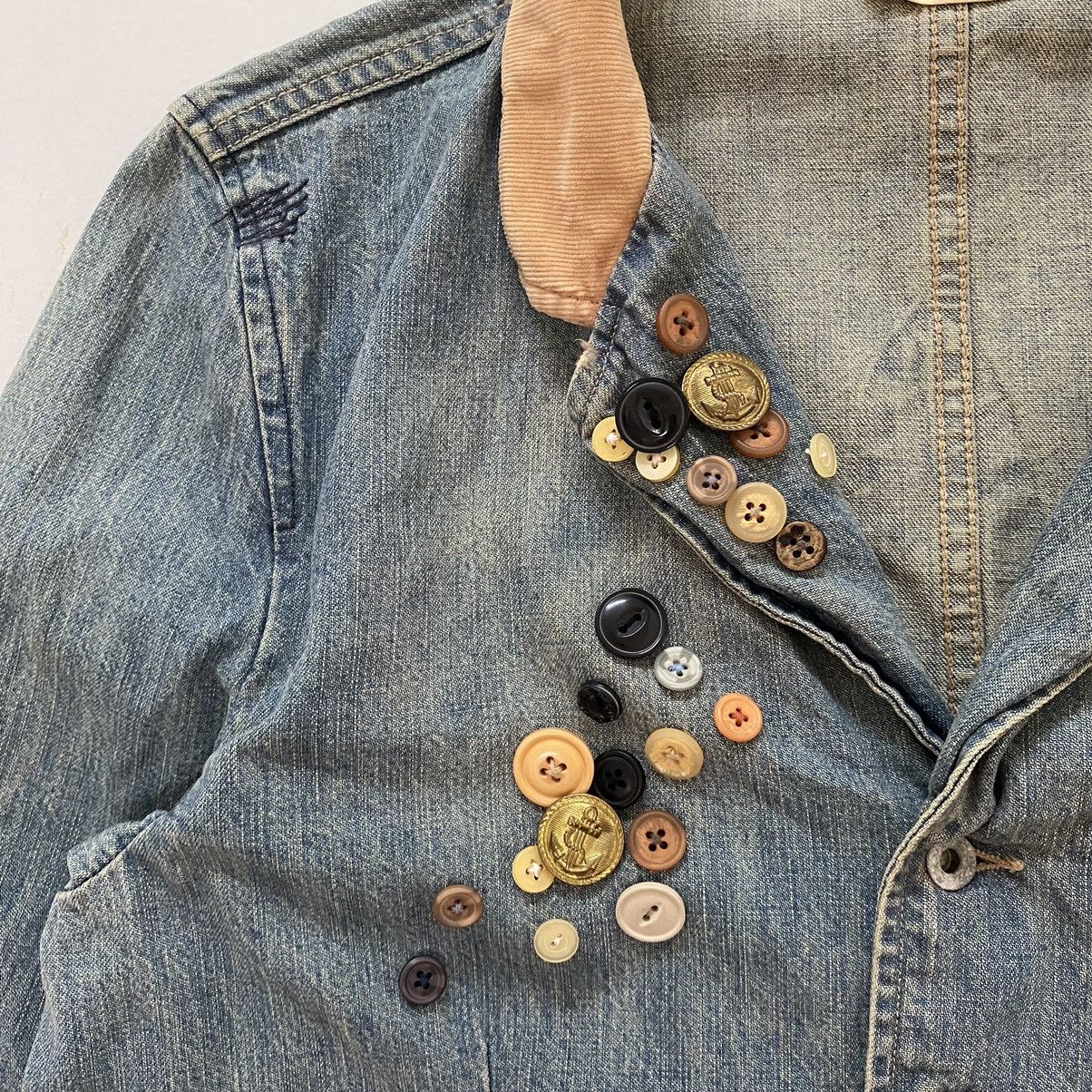 Vintage ⚡️Vintage Mangrove design button patchwork jacket Size US S / EU 44-46 / 1 - 10 Thumbnail