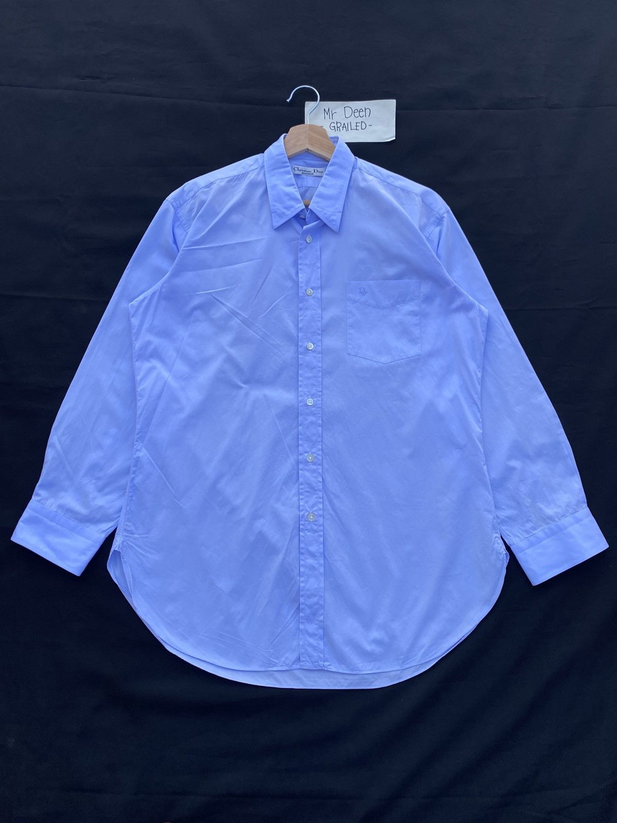 Christian Dior Monsieur Rare Vintage 90s Christian Dior Longsleeve Buttons Shirt Size US L / EU 52-54 / 3 - 1 Thumbnail