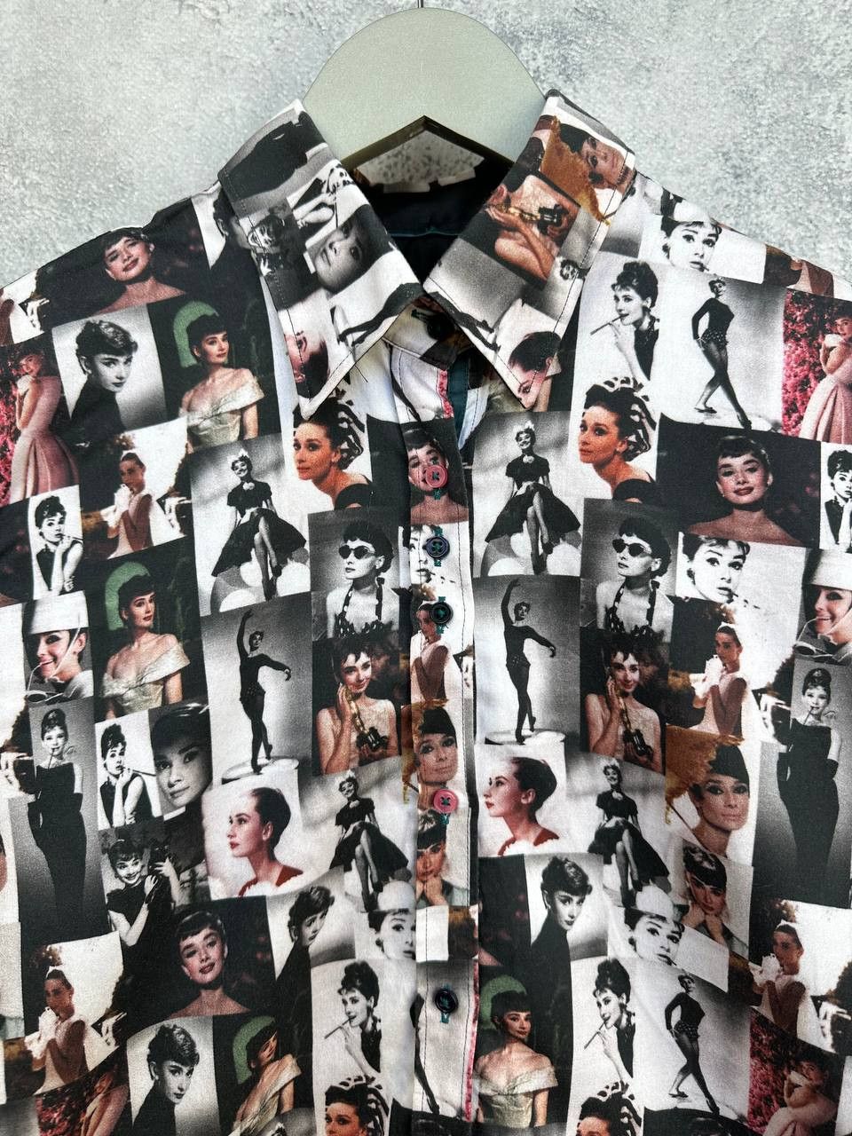 Other Claudio Lugli “Audrey Hepburn Collage” Shirt Iconic Print Size US S / EU 44-46 / 1 - 4 Thumbnail