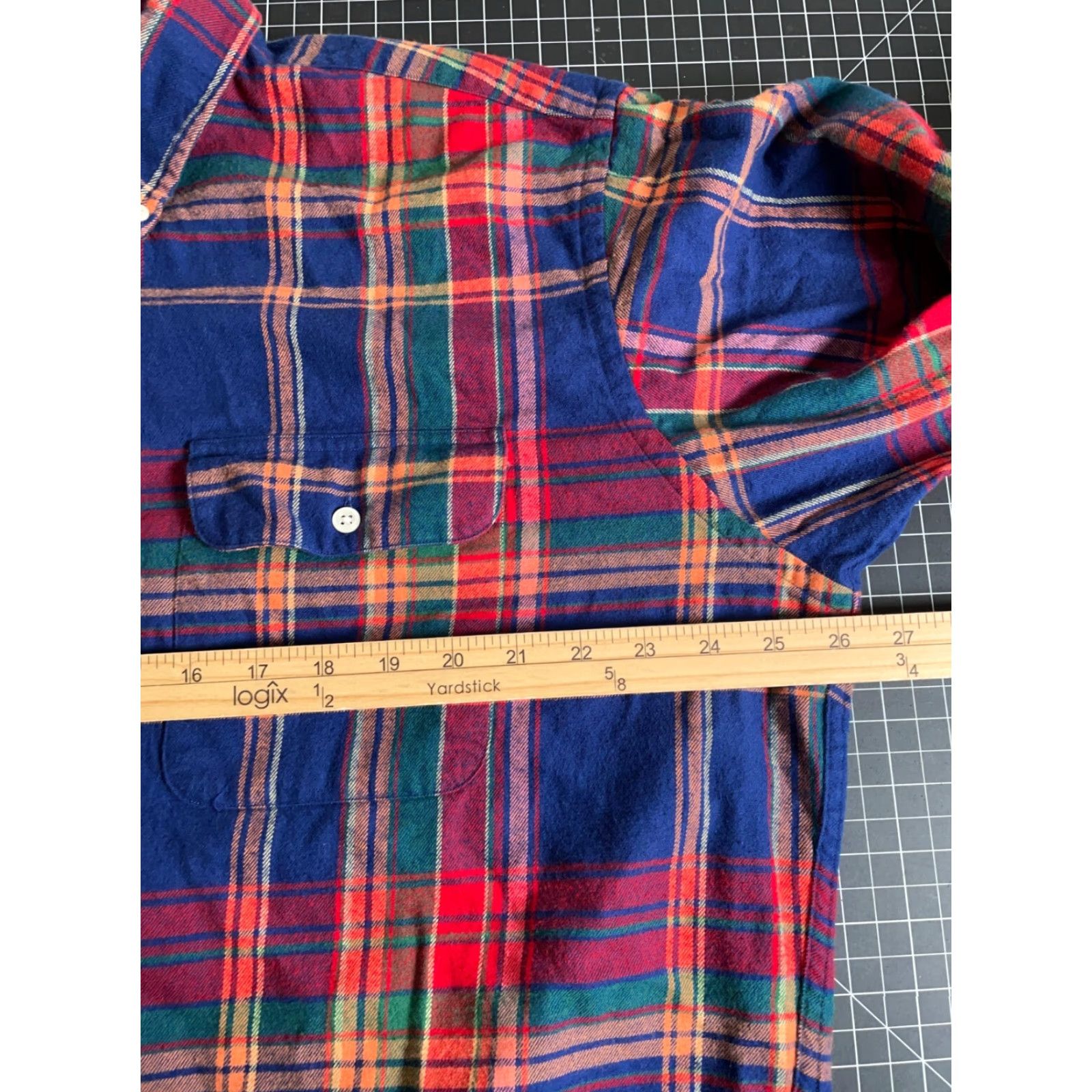 Ralph Lauren Ralph Lauren Flannel Work Shirt Men's XL Red Blue Plaid Workwear Polo Workshirt 90s Mens Size US XL / EU 56 / 4 - 5 Thumbnail