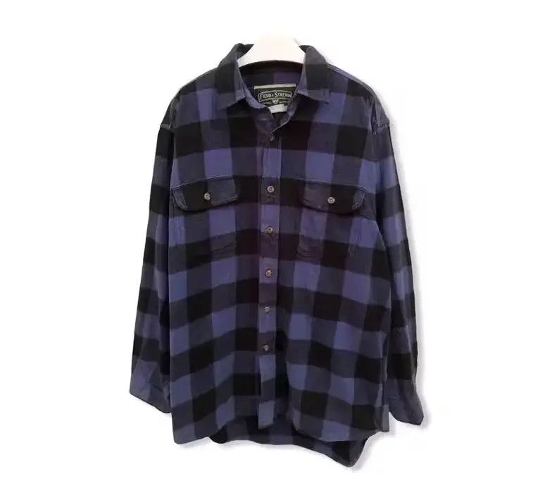 Vintage Field and Stream Plaid Tartan Flannel Shirt 👕 Size US L / EU 52-54 / 3 - 1 Thumbnail