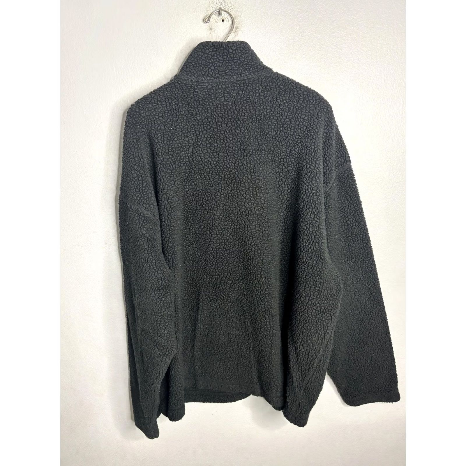 Gap Gap Mens 2XL Black Sherpa Fleece Pullover Sweater Half Zip Jacket Warm Cozy 6516 Size US XXL / EU 58 / 5 - 6 Thumbnail